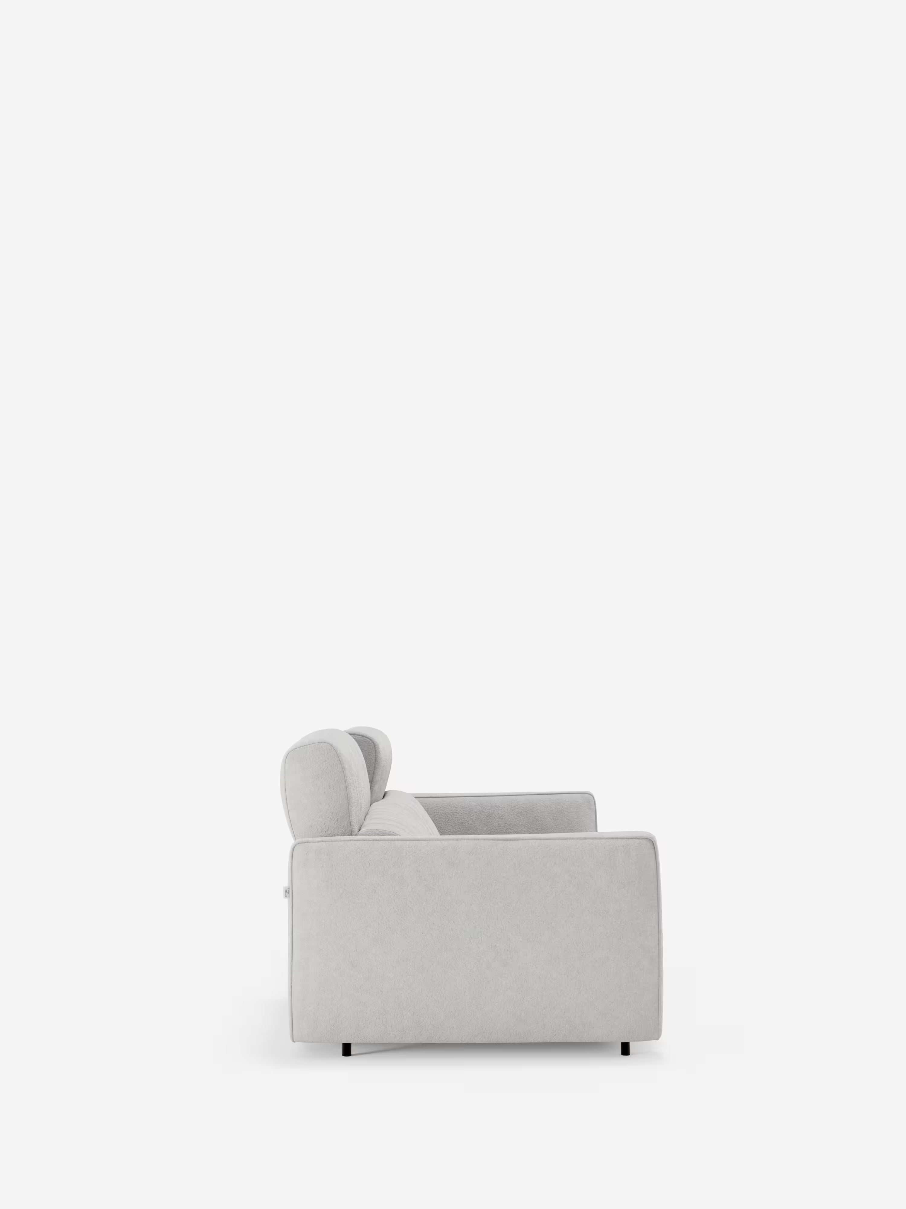 Nivon divano letto moderno 2 e 3 posti - materasso H16 cm e poggiatesta regolabili in tessuto smacchiabile