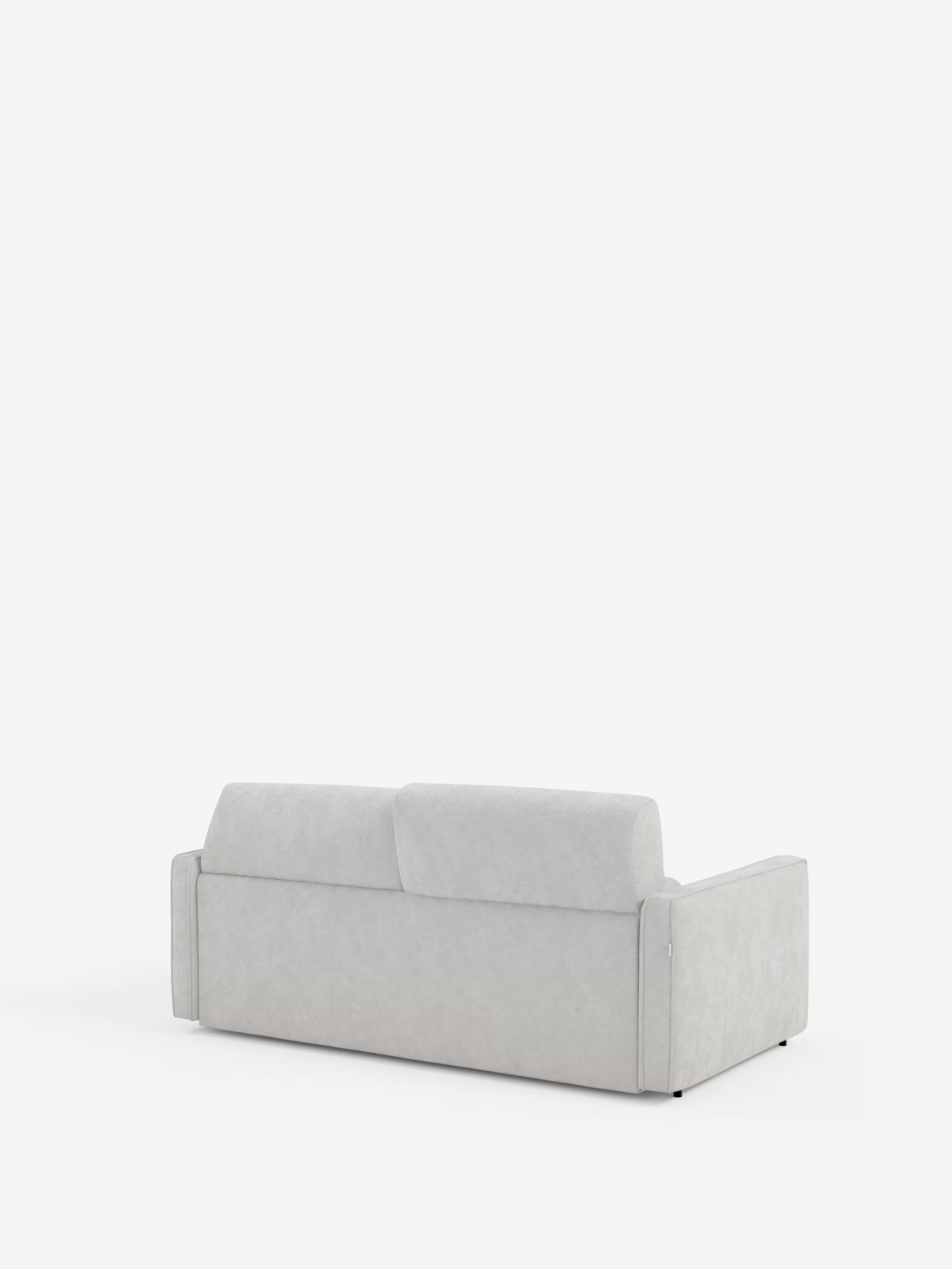 Nivon divano letto moderno 2 e 3 posti - materasso H16 cm e poggiatesta regolabili in tessuto smacchiabile