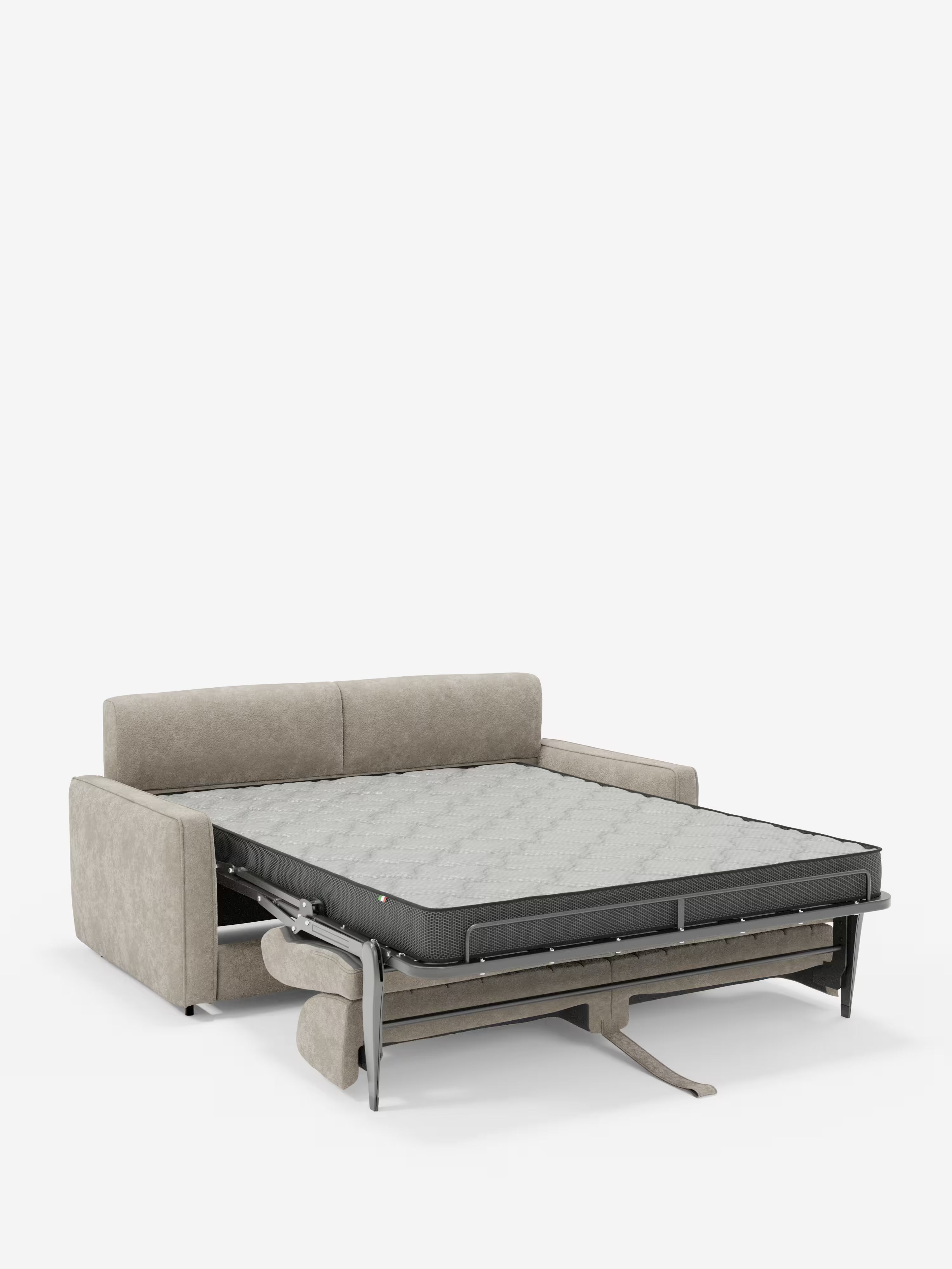 Nivon divano letto moderno 2 e 3 posti - materasso H16 cm e poggiatesta regolabili in tessuto smacchiabile