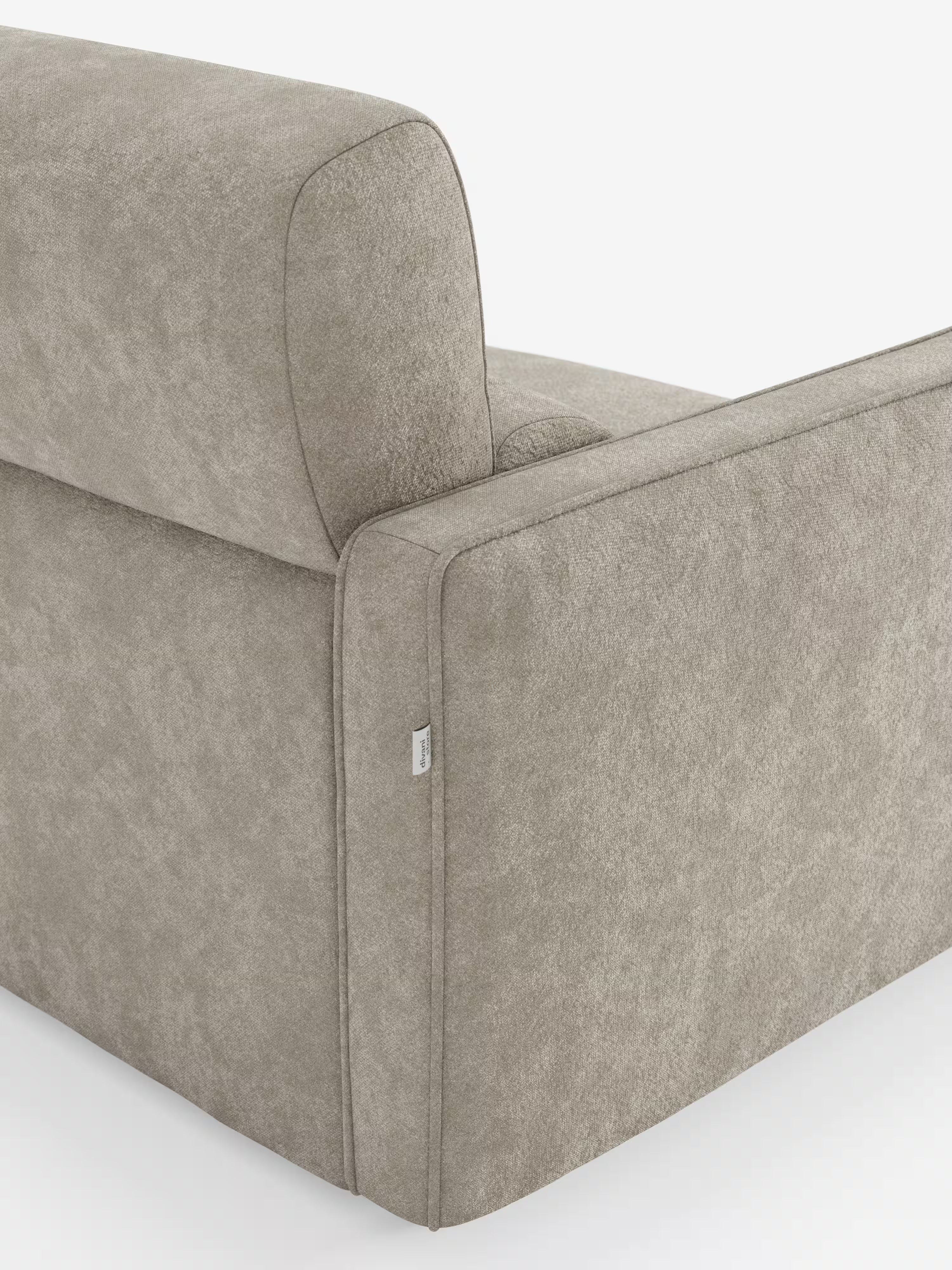 Nivon divano letto moderno 2 e 3 posti - materasso H16 cm e poggiatesta regolabili in tessuto smacchiabile
