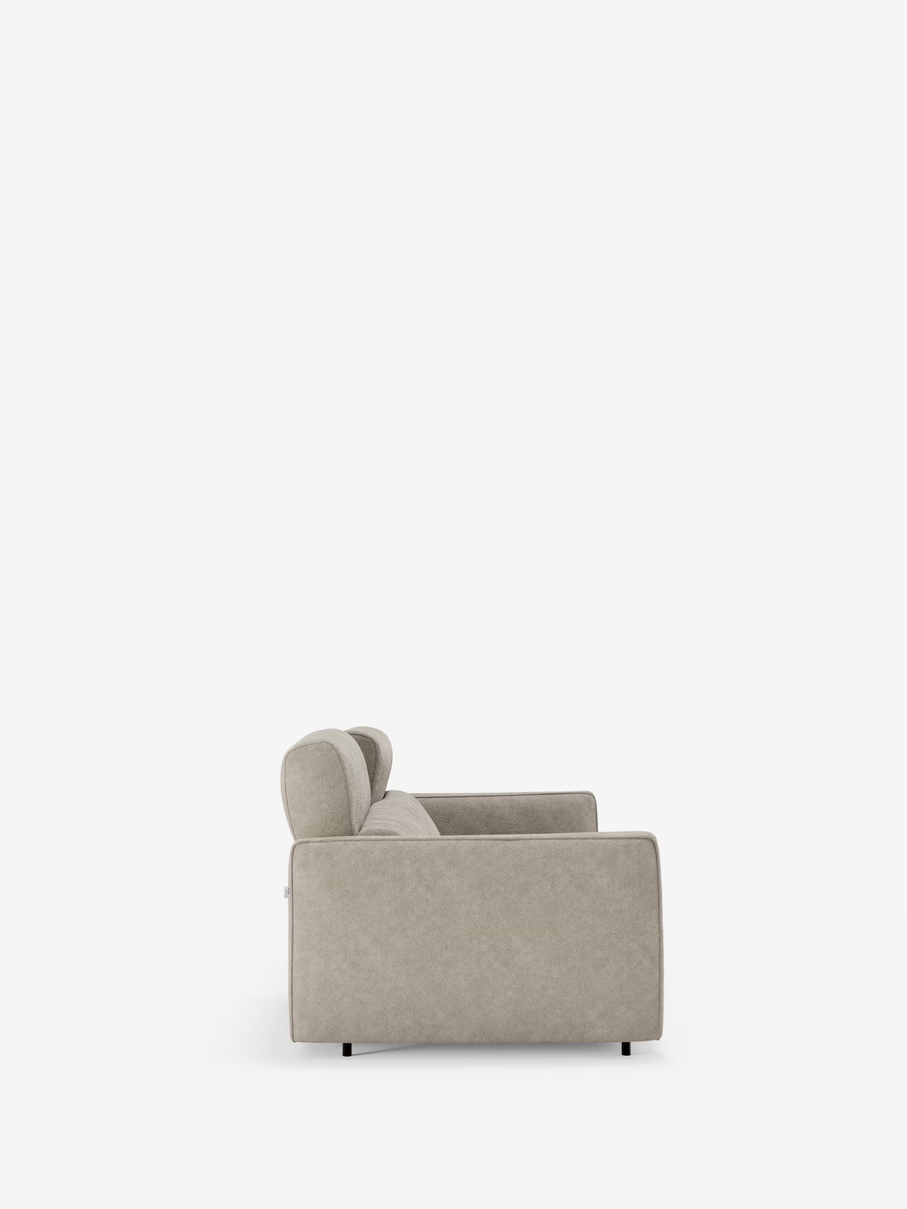 Nivon divano letto moderno 2 e 3 posti - materasso H16 cm e poggiatesta regolabili in tessuto smacchiabile
