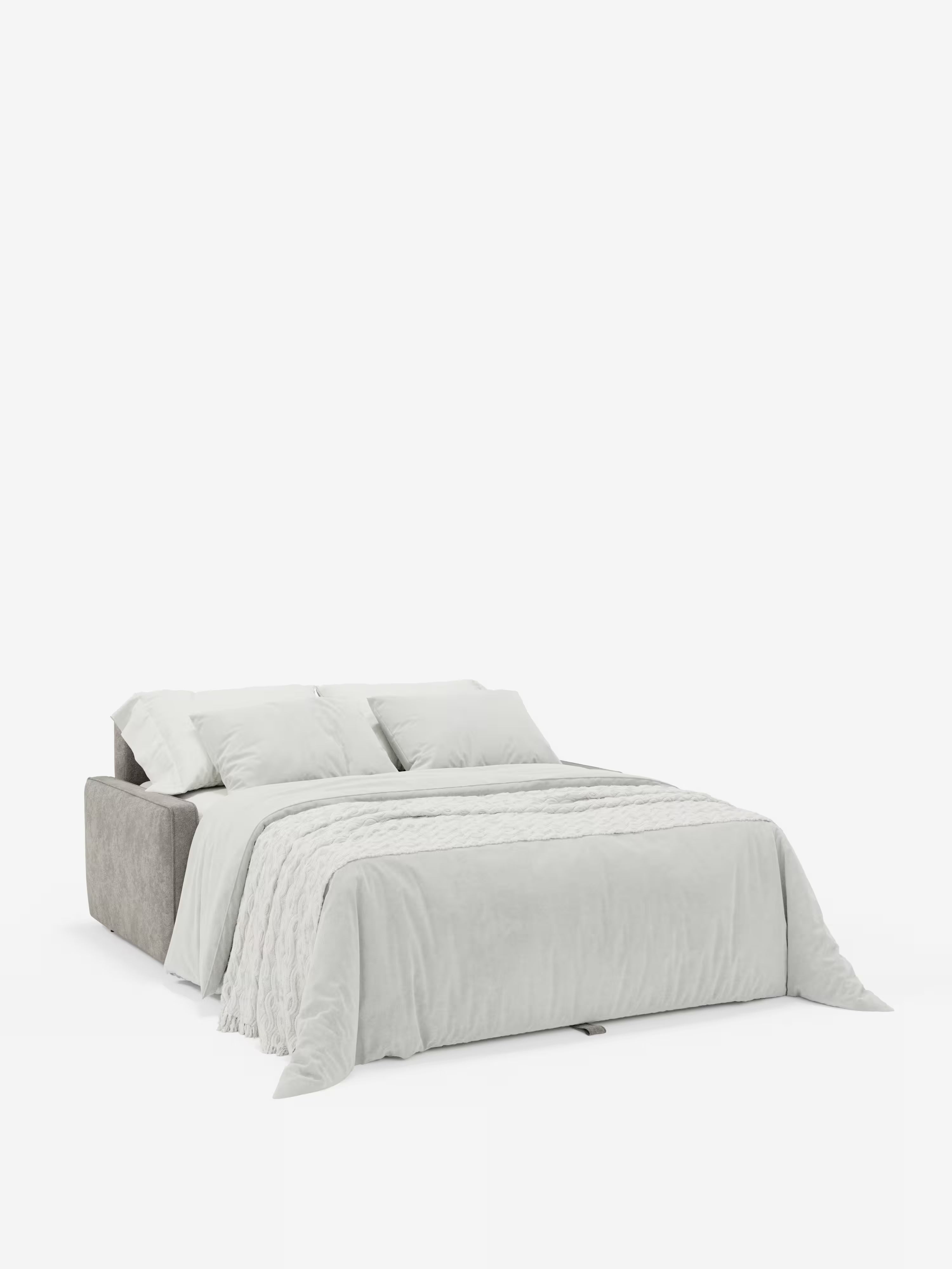 Nivon divano letto moderno 2 e 3 posti - materasso H16 cm e poggiatesta regolabili in tessuto smacchiabile