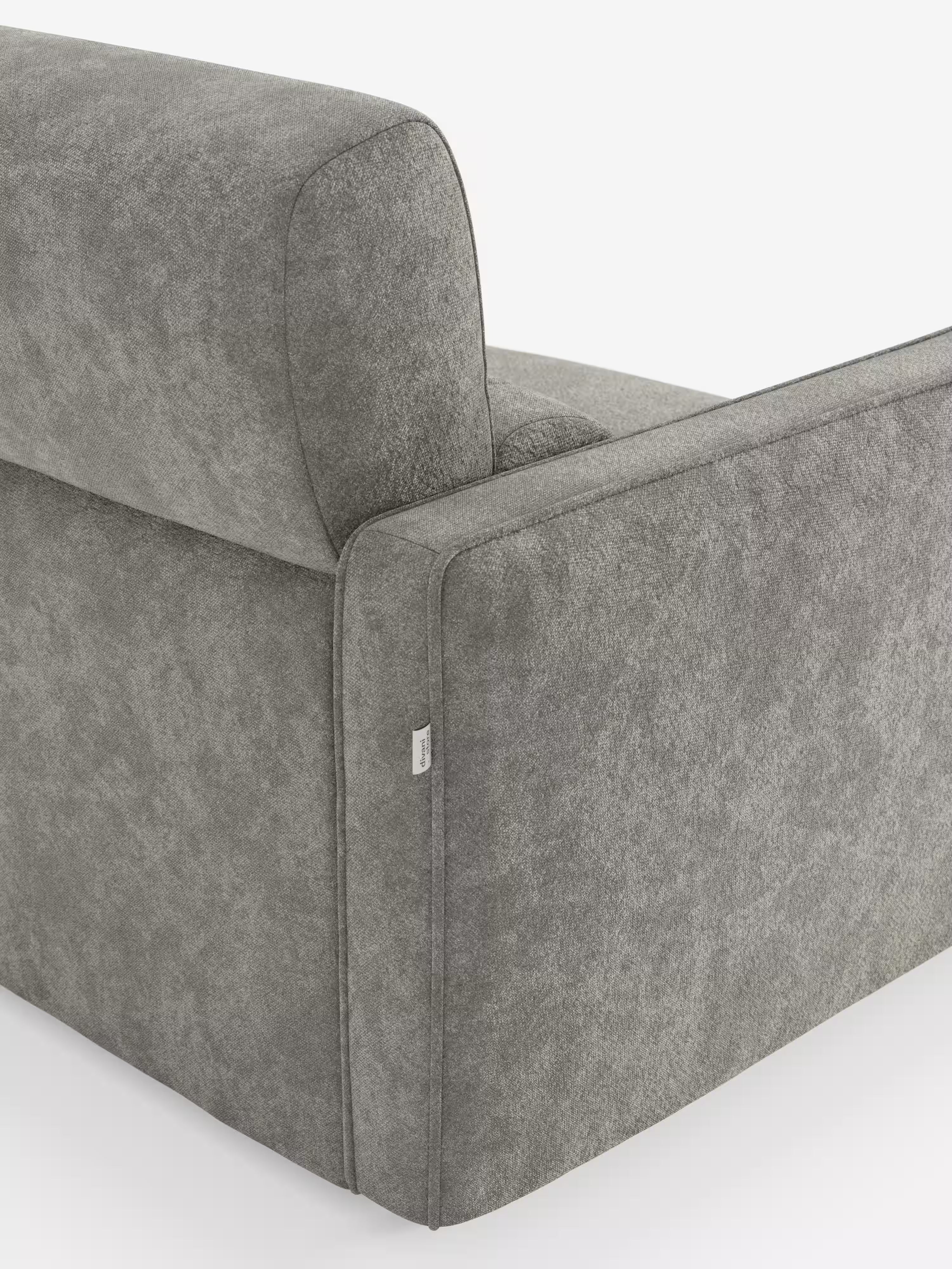 Nivon divano letto moderno 2 e 3 posti - materasso H16 cm e poggiatesta regolabili in tessuto smacchiabile