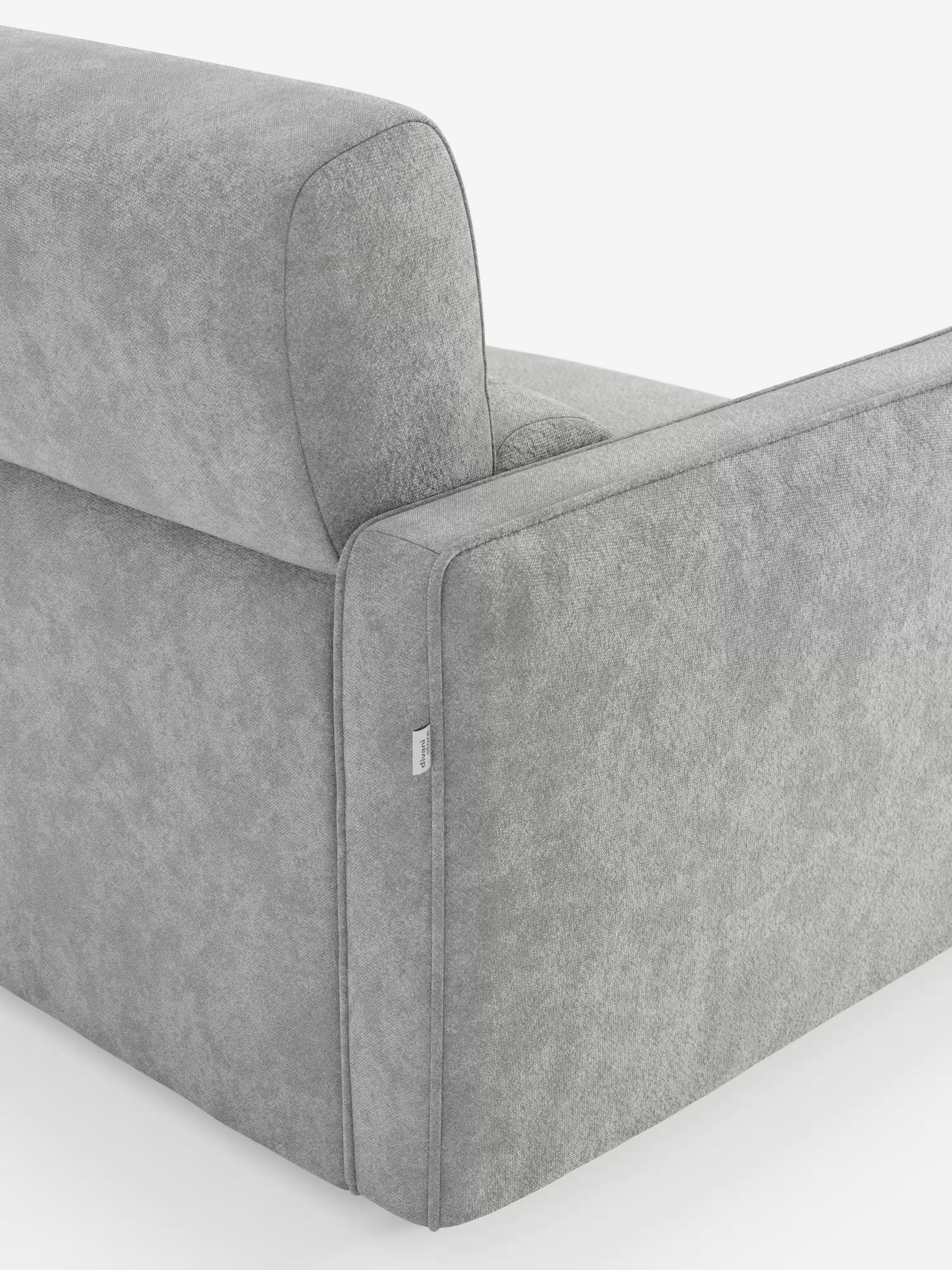 Nivon divano letto moderno 2 e 3 posti - materasso H16 cm e poggiatesta regolabili in tessuto smacchiabile
