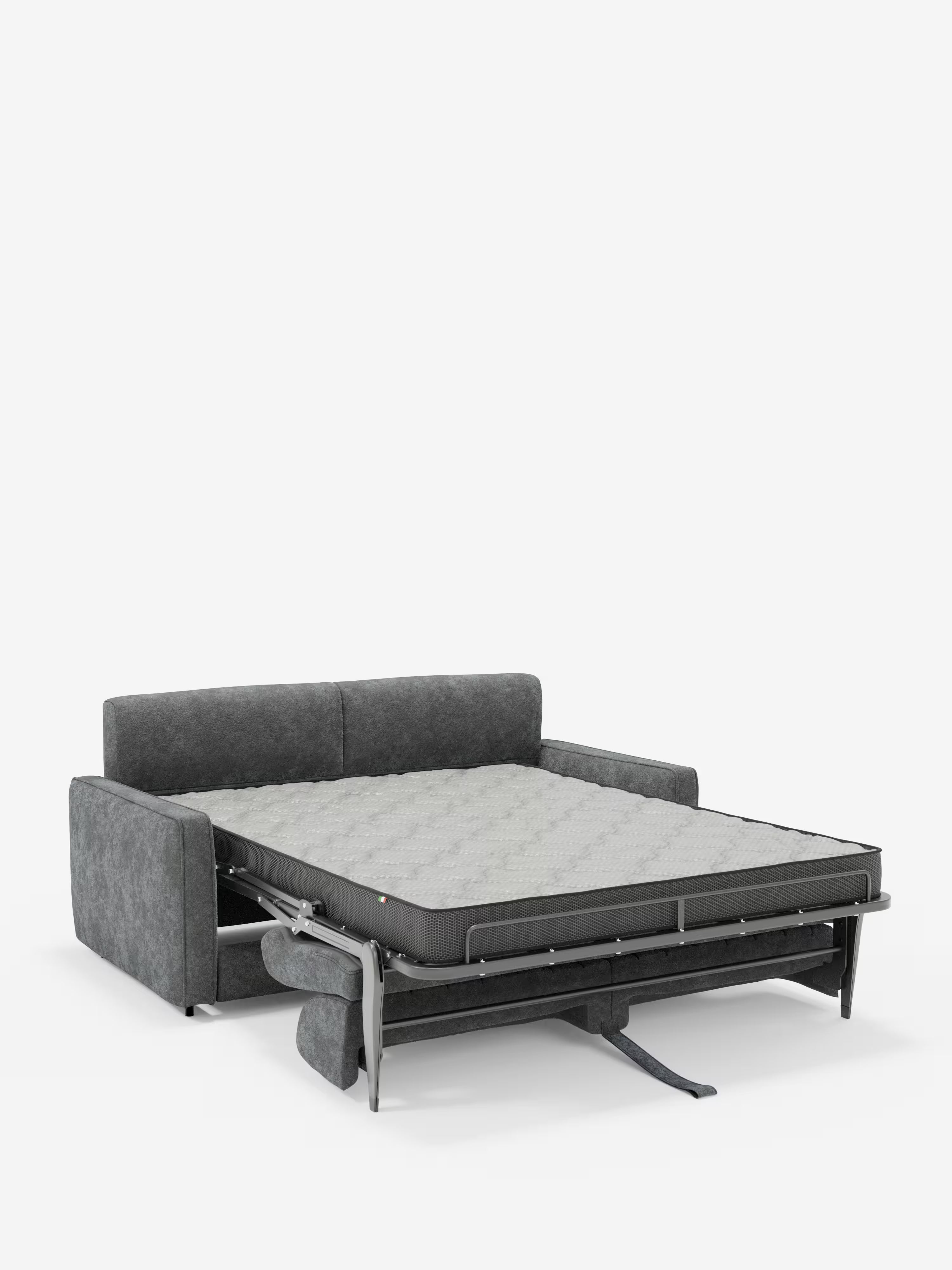 Nivon divano letto moderno 2 e 3 posti - materasso H16 cm e poggiatesta regolabili in tessuto smacchiabile