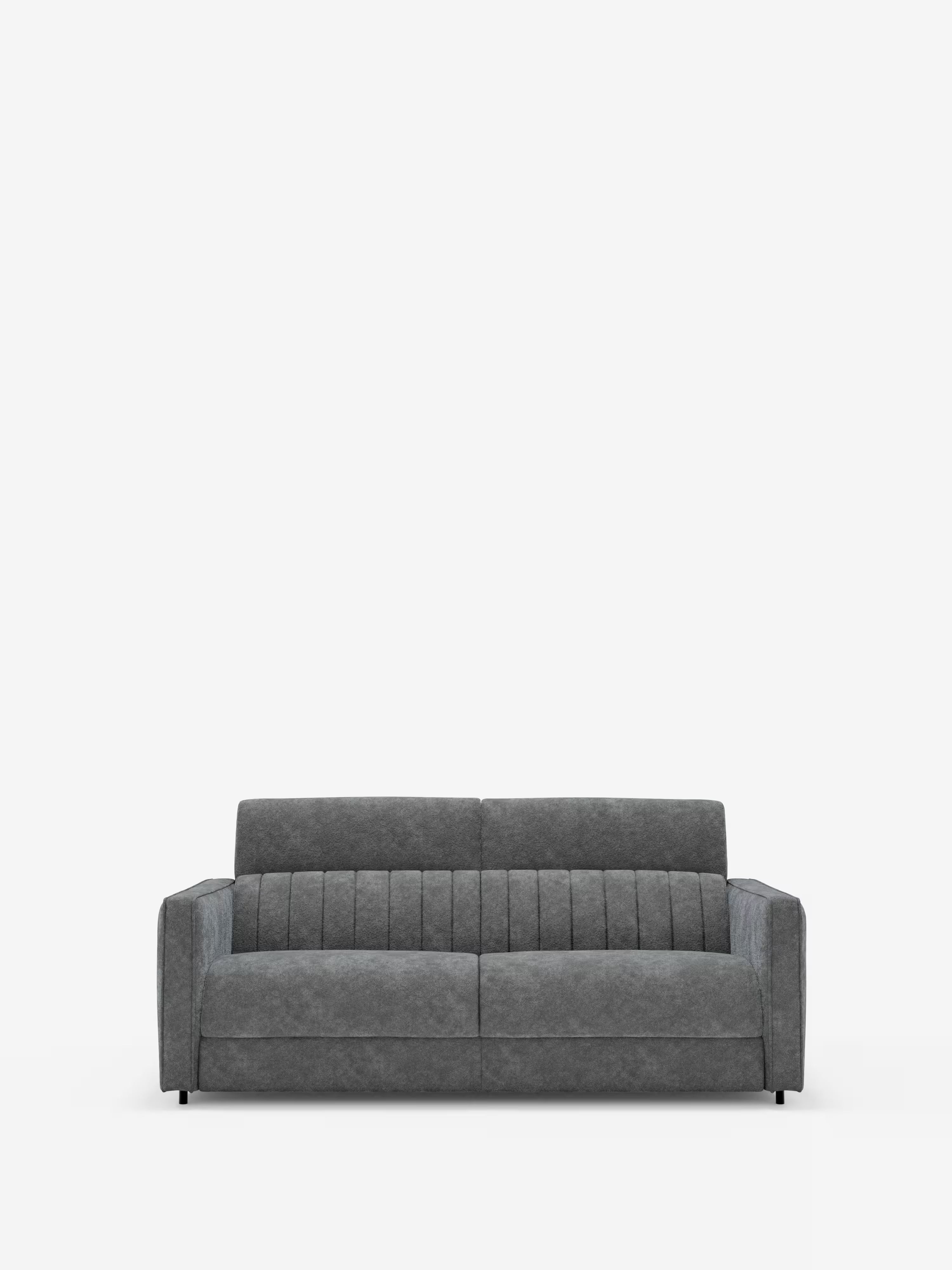 Nivon divano letto moderno 2 e 3 posti - materasso H16 cm e poggiatesta regolabili in tessuto smacchiabile