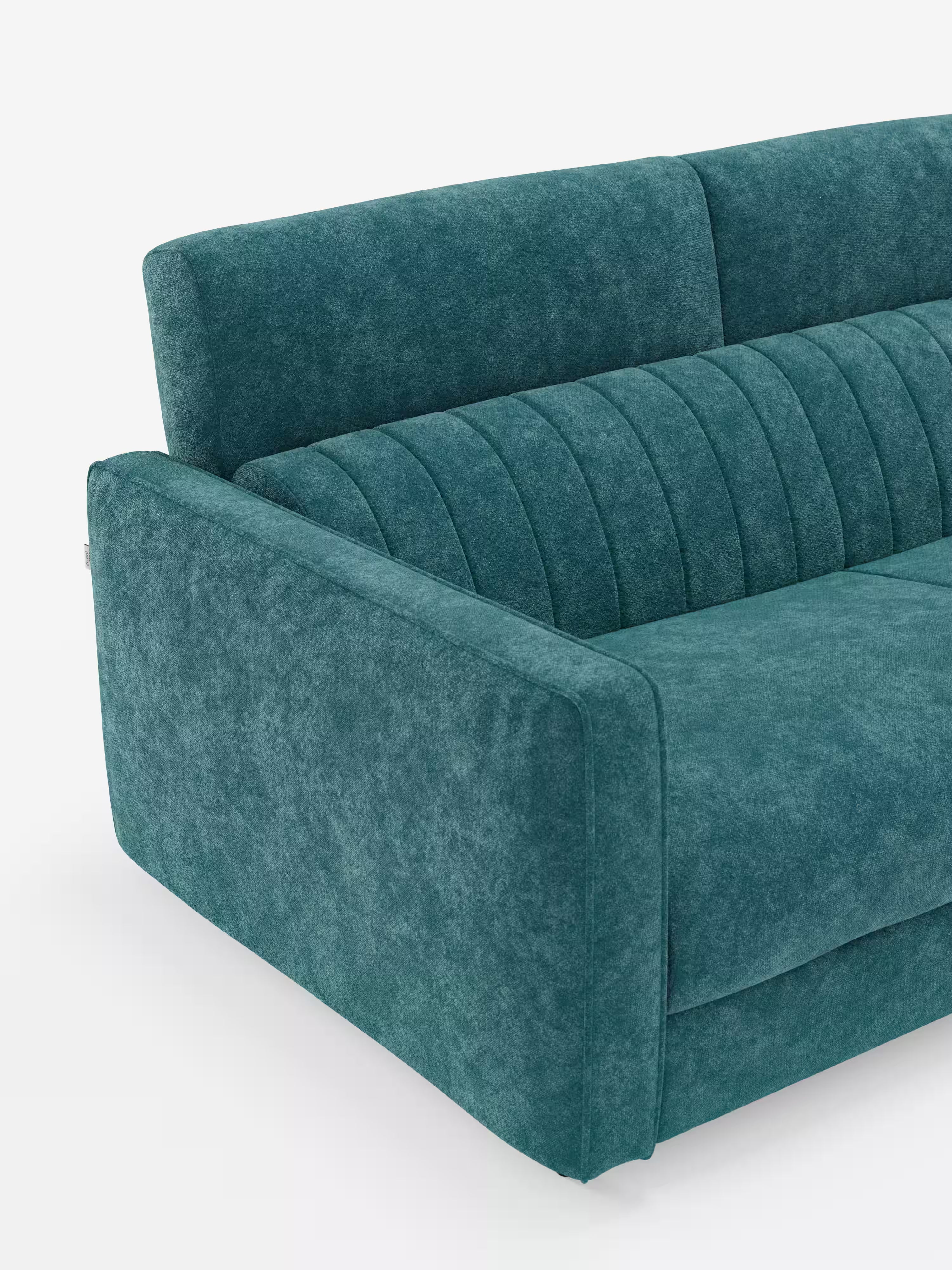 Nivon divano letto moderno 2 e 3 posti - materasso H16 cm e poggiatesta regolabili in tessuto smacchiabile