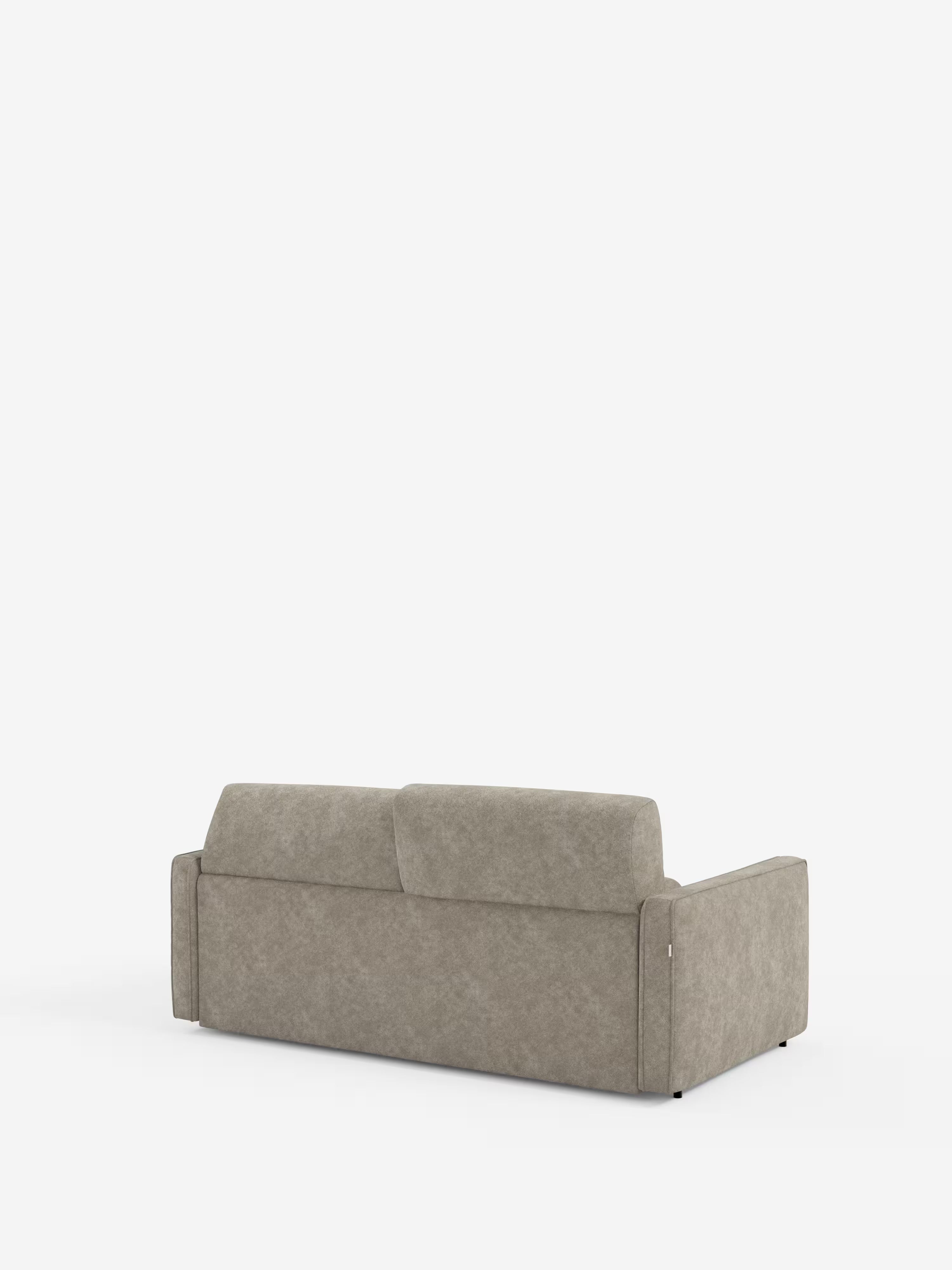 Nivon divano letto moderno 2 e 3 posti - materasso H16 cm e poggiatesta regolabili in tessuto smacchiabile