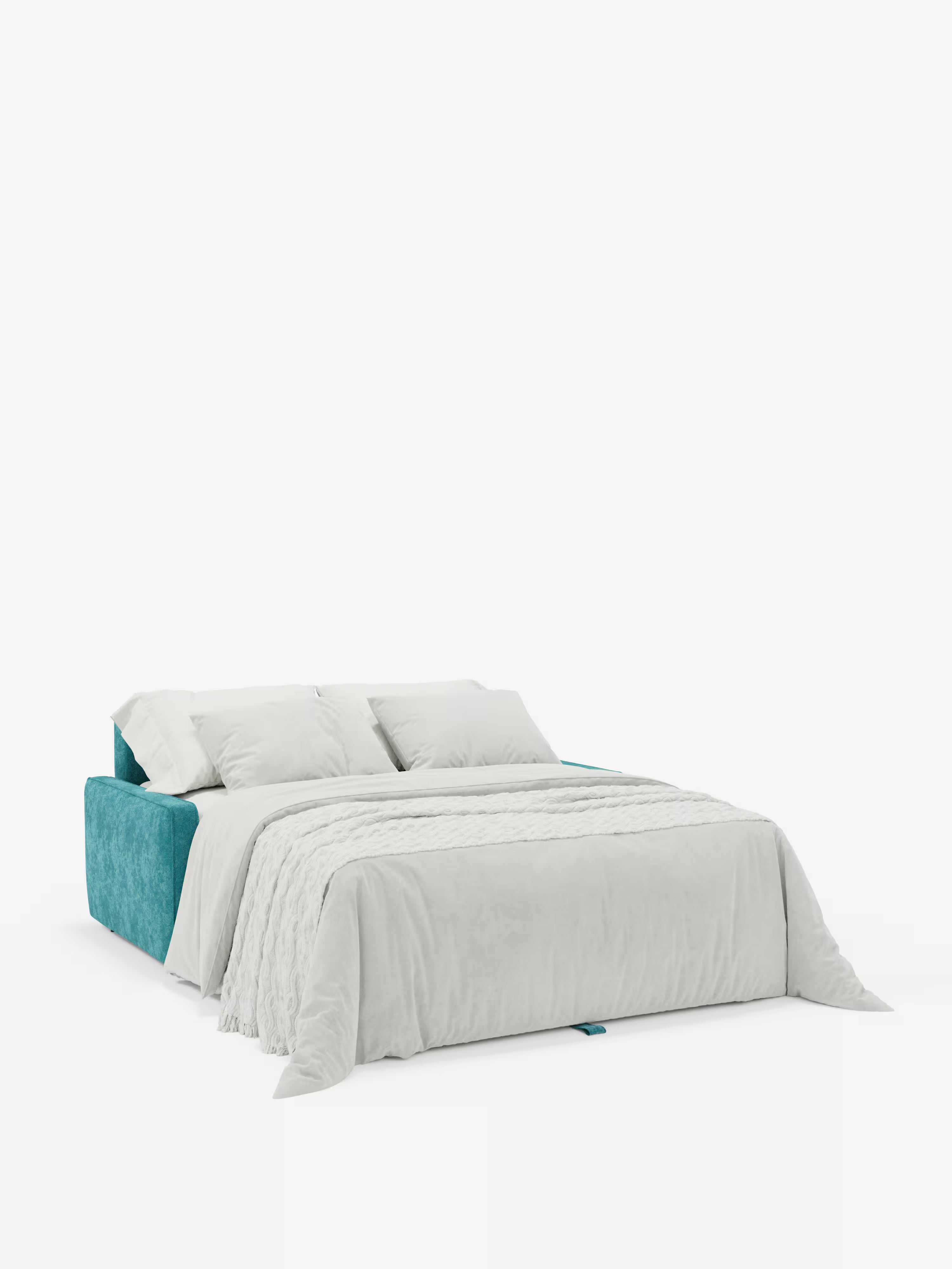 Nivon divano letto moderno 2 e 3 posti - materasso H16 cm e poggiatesta regolabili in tessuto smacchiabile