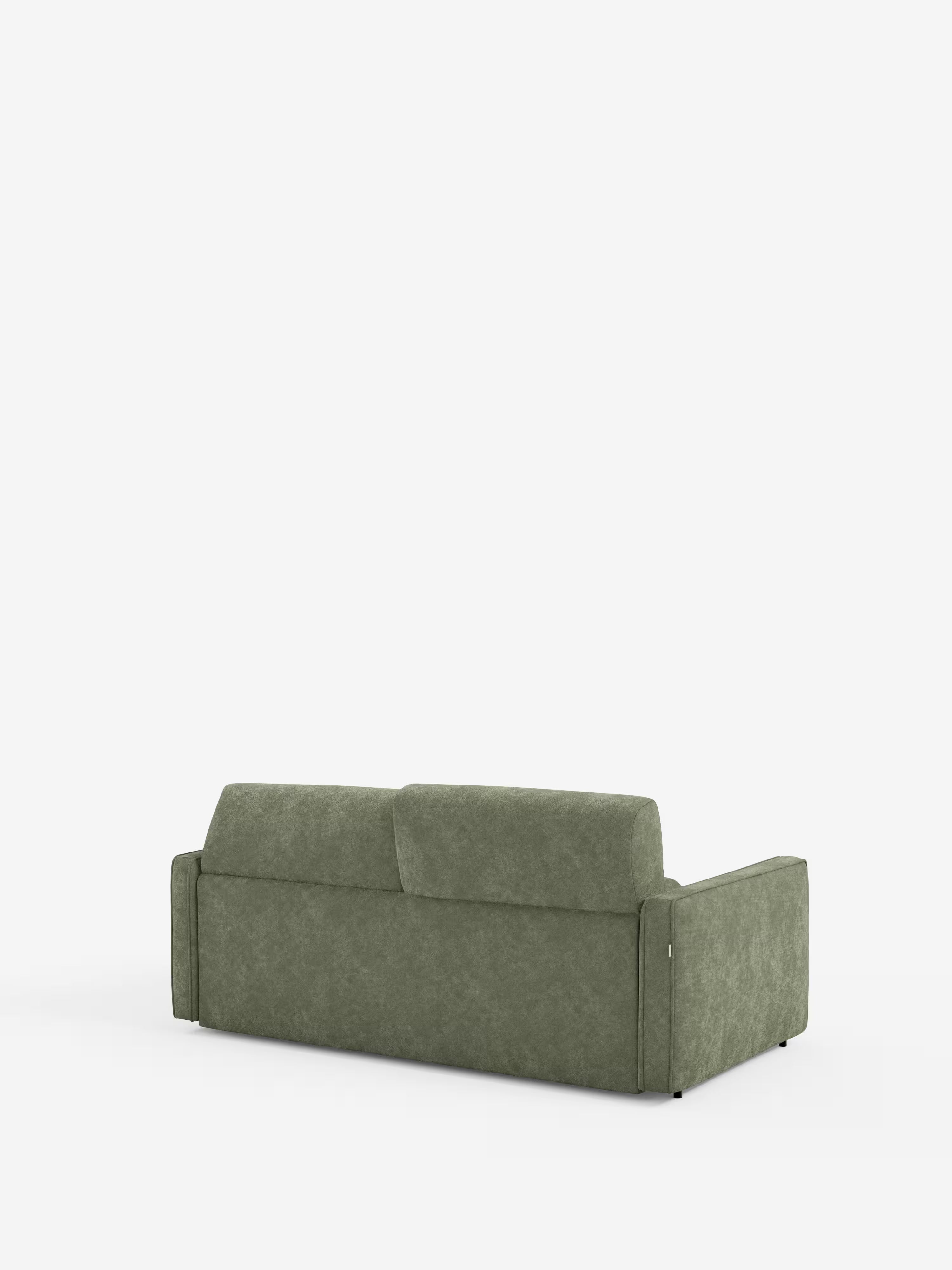 Nivon divano letto moderno 2 e 3 posti - materasso H16 cm e poggiatesta regolabili in tessuto smacchiabile