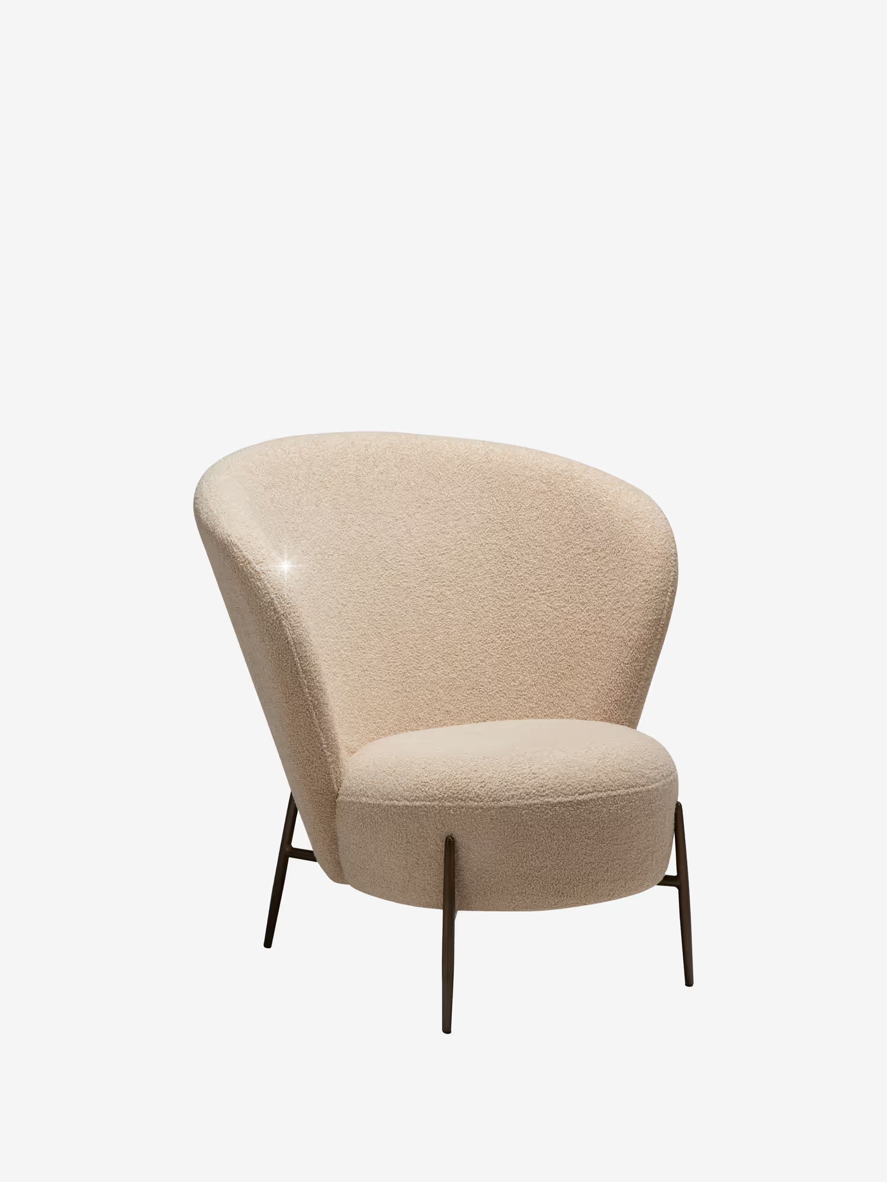 Orbit Sillón – Confort envolvente en diseño bouclé RPES ecológico