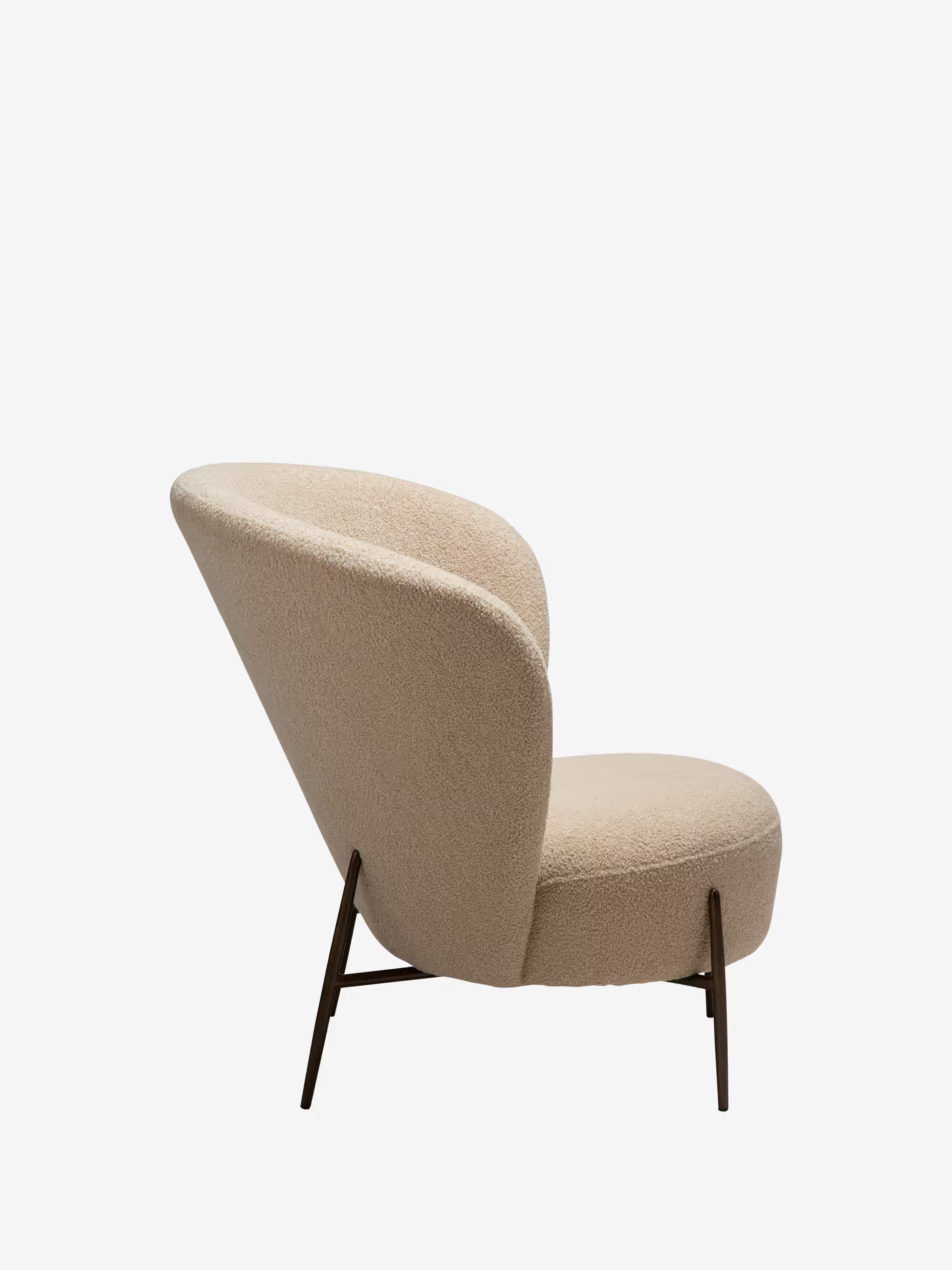Orbit Sillón – Confort envolvente en diseño bouclé RPES ecológico
