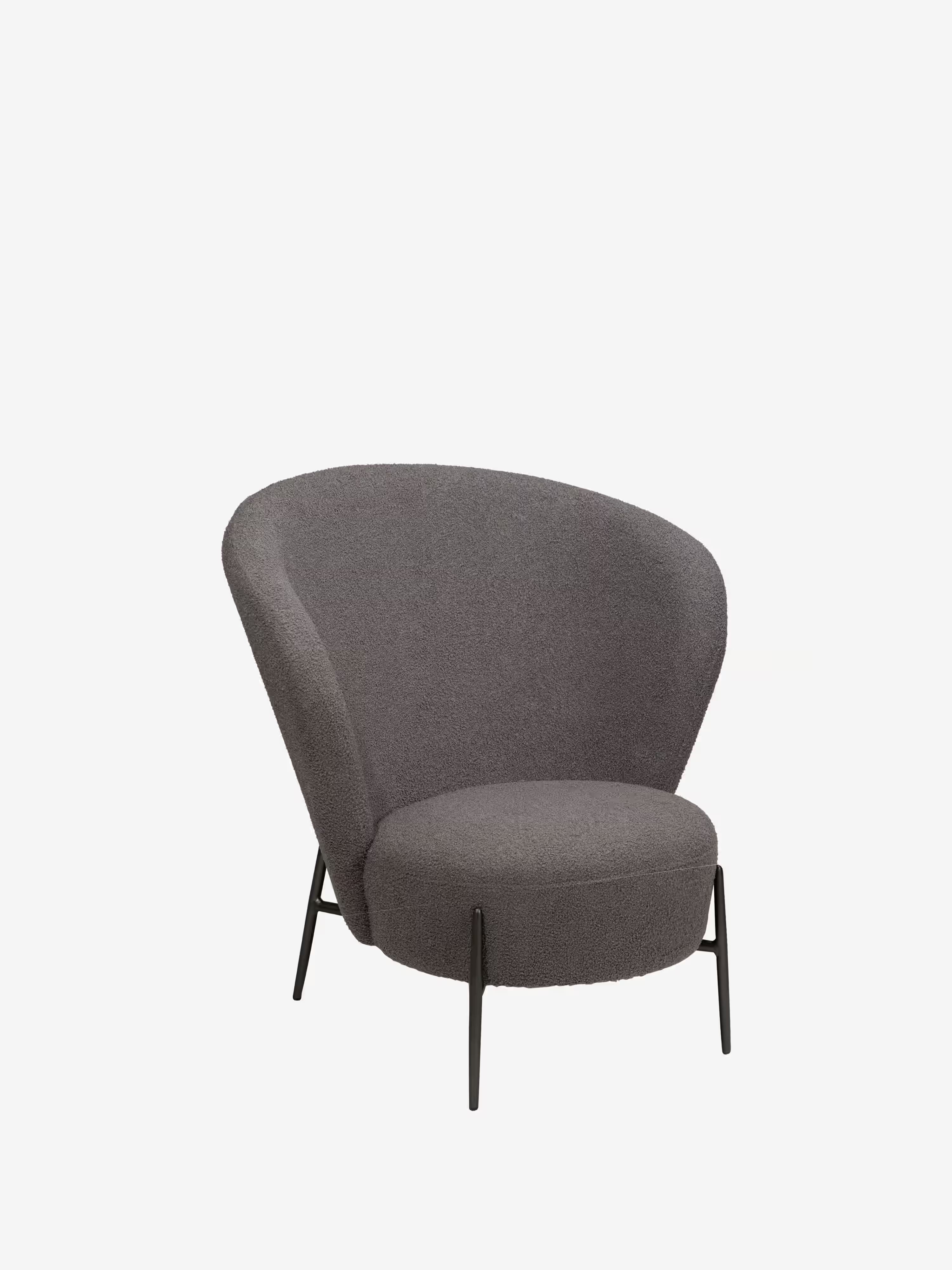 Orbit Sillón – Confort envolvente en diseño bouclé RPES ecológico