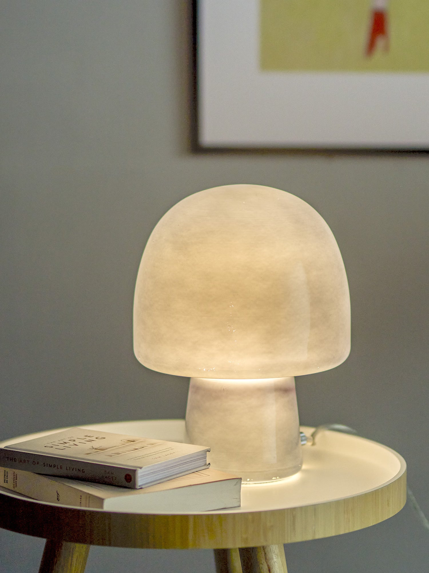 Paddy Lampada da Tavolo in Vetro – Design a Fungo