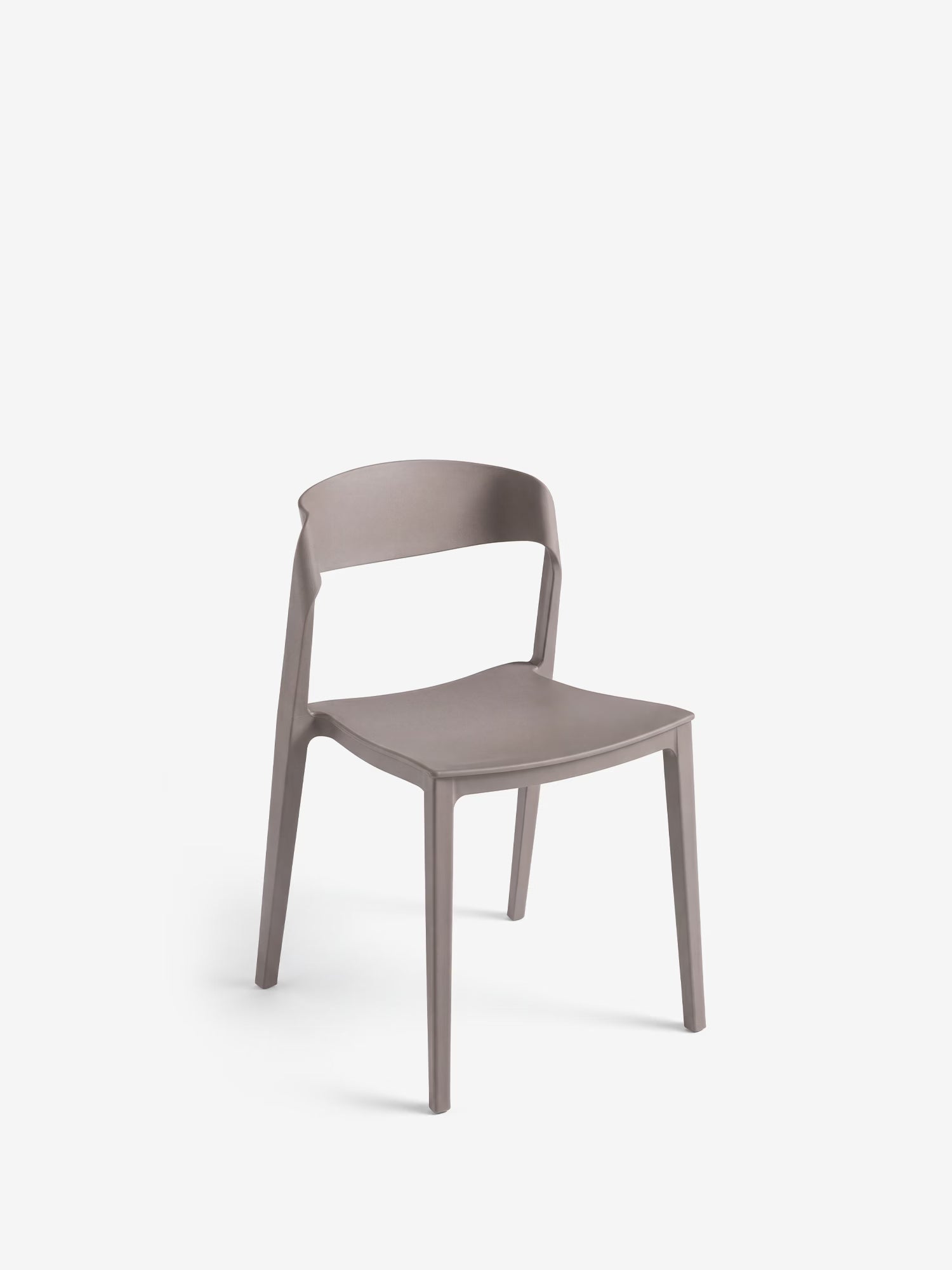 Perla Silla apilable de polipropileno con diseño moderno y versátil
