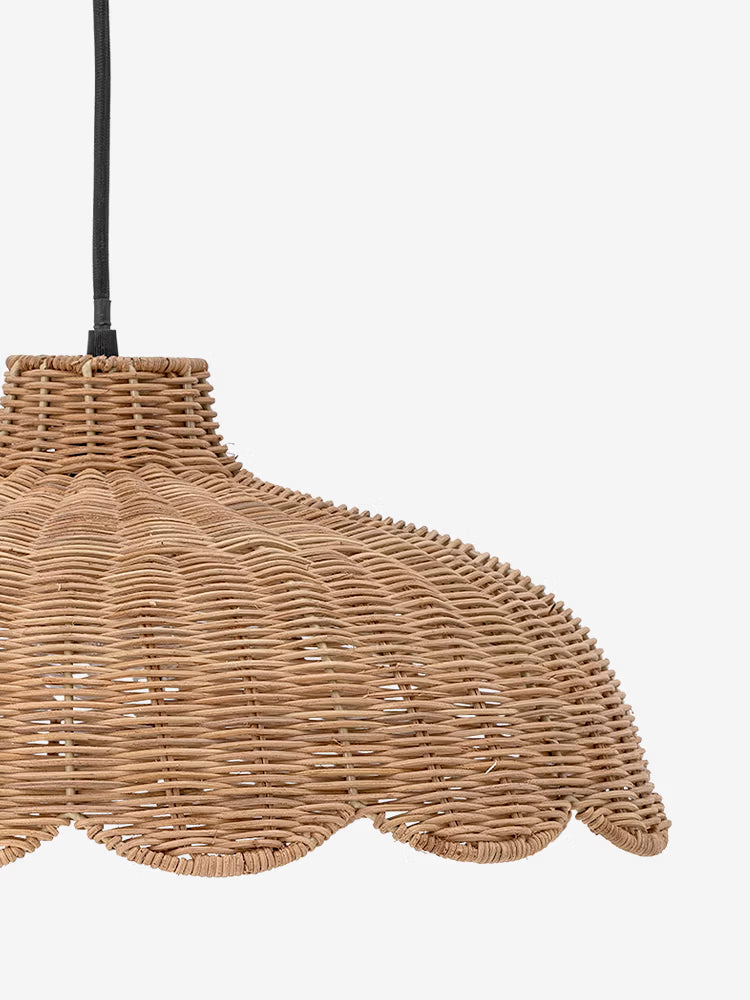 Pittu Pendant lamp in natural woven rattan
