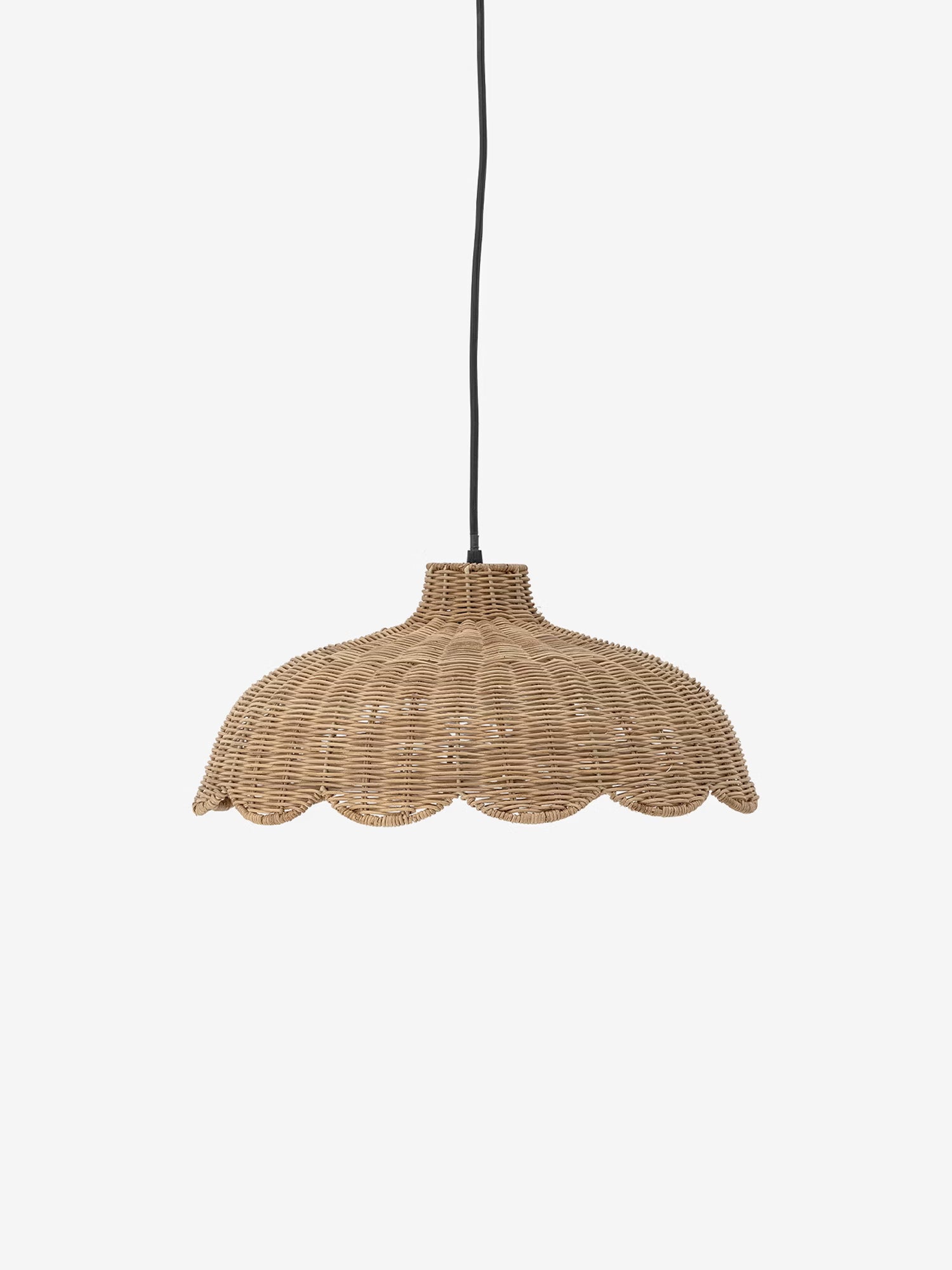 Pittu Pendant lamp in natural woven rattan