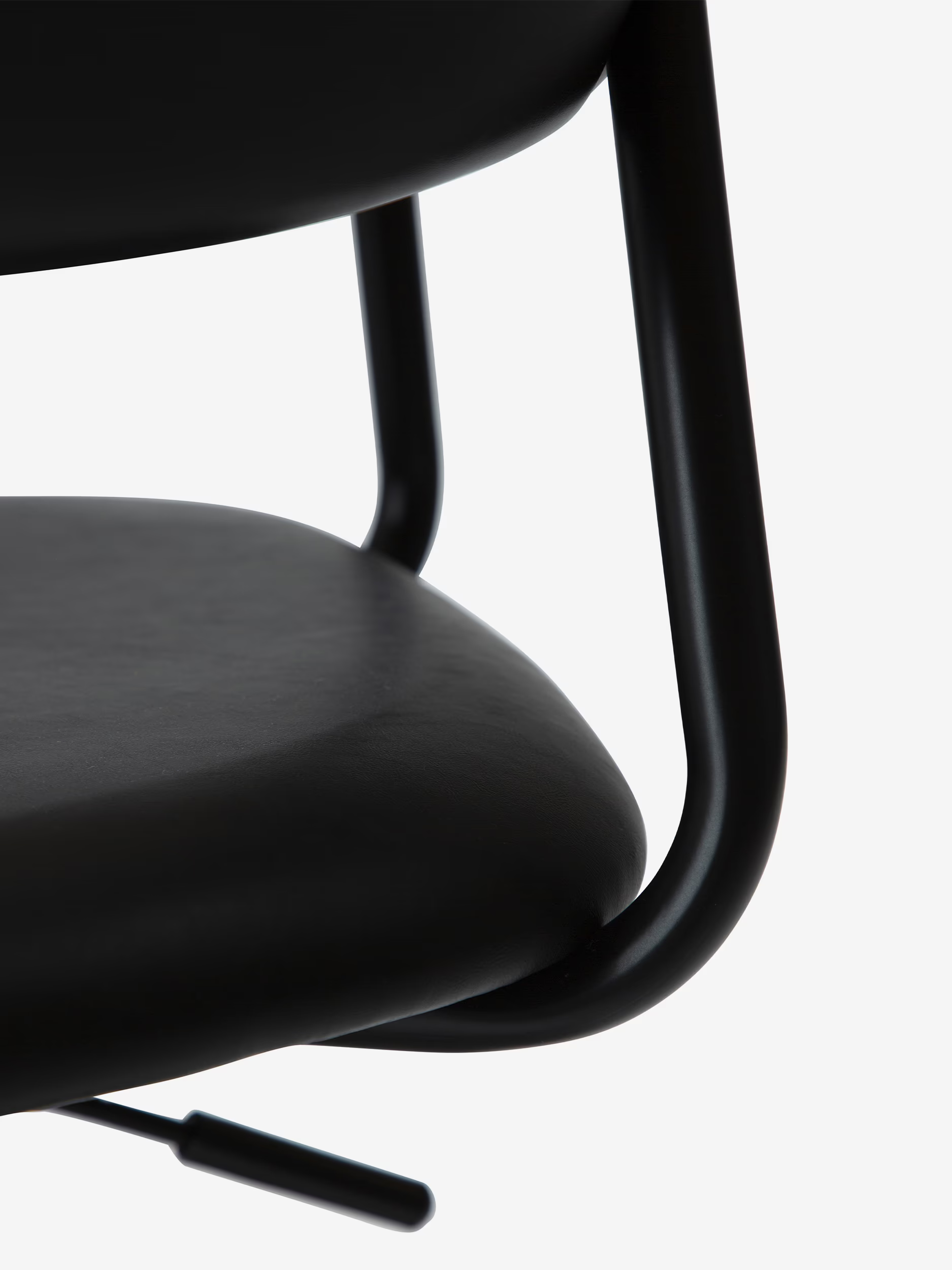 Rover chaise de bureau en cuir durable - design moderne industriel-chic