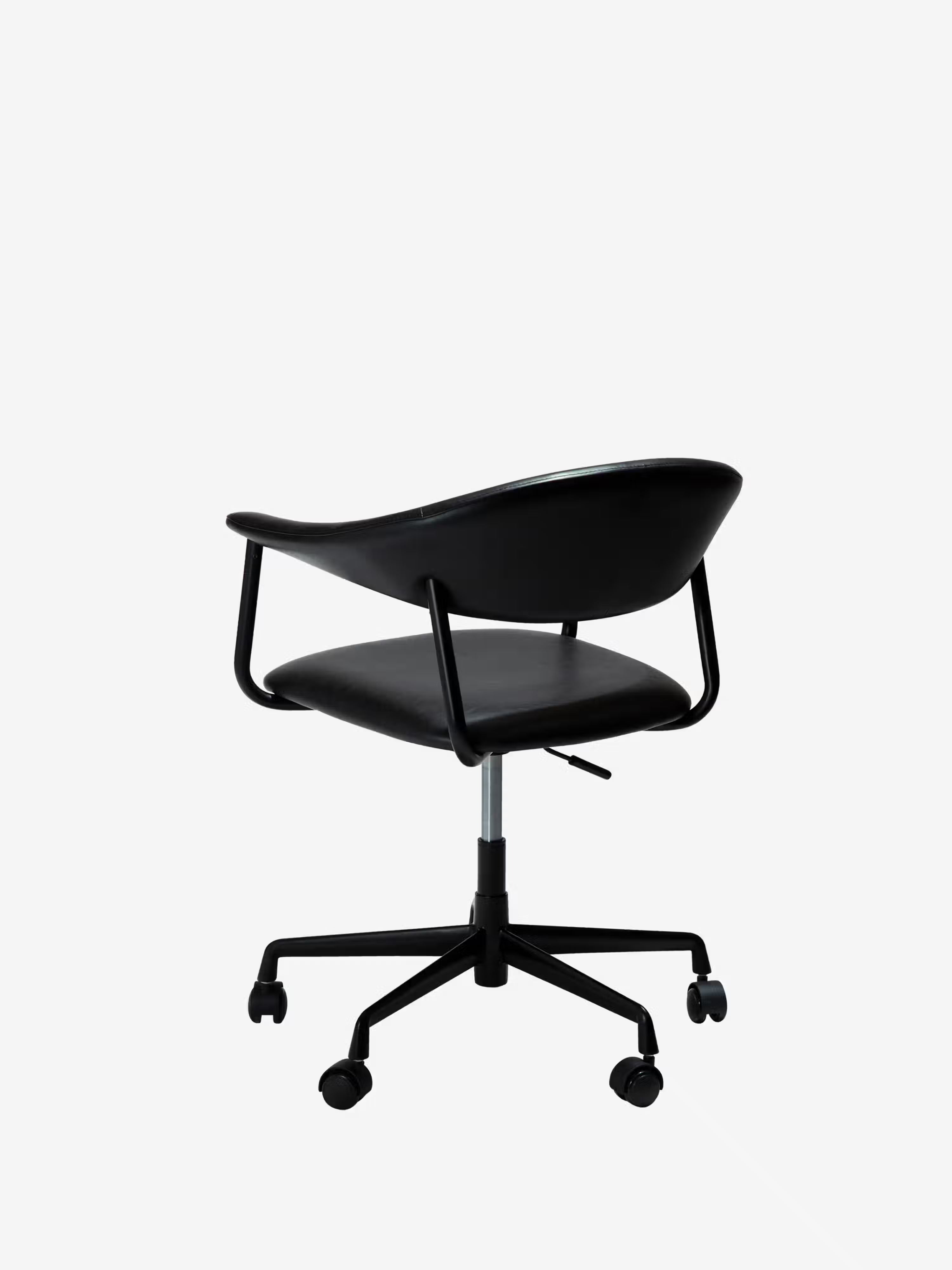 Rover chaise de bureau en cuir durable - design moderne industriel-chic
