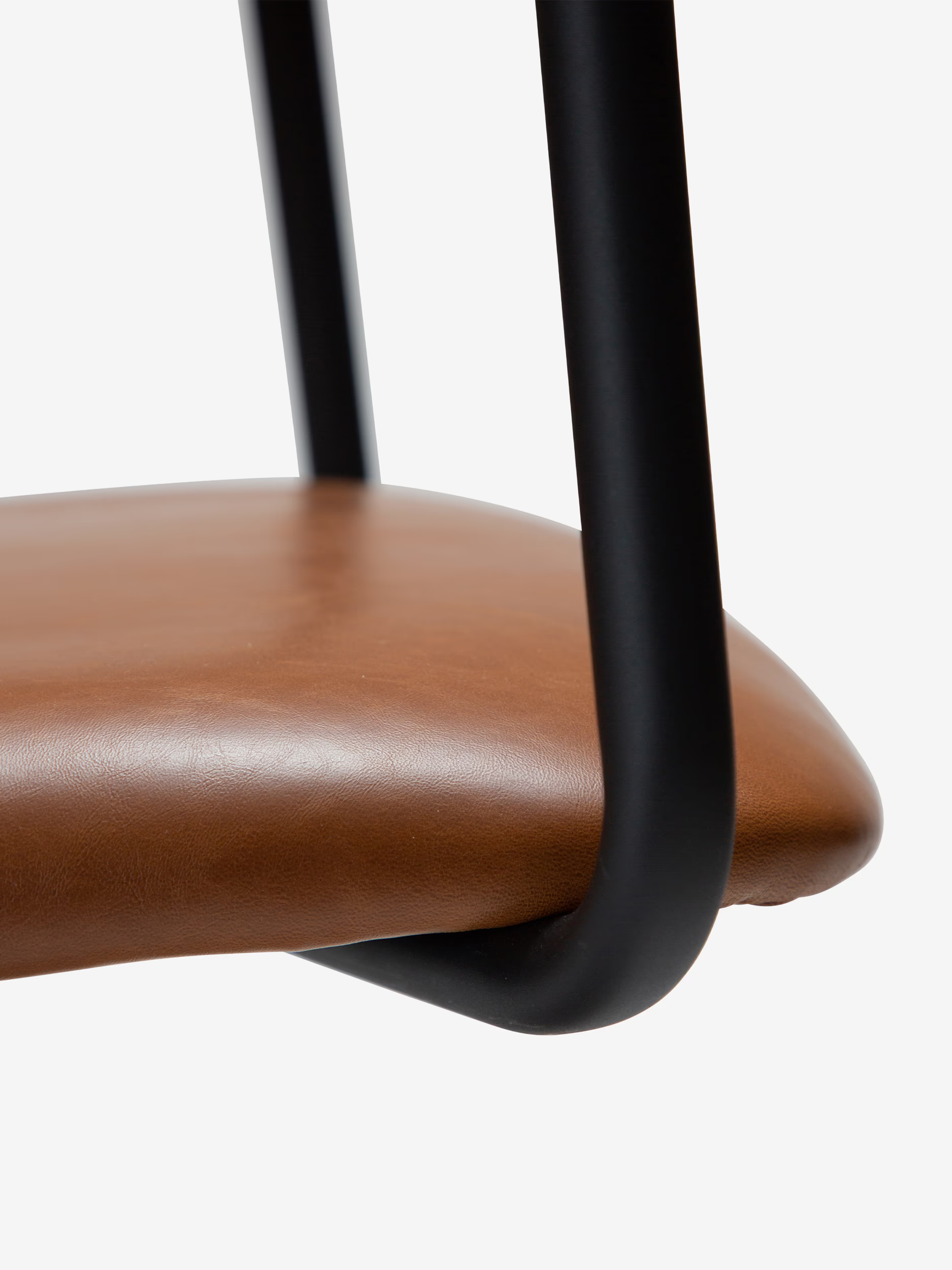 Rover chaise de bureau en cuir durable - design moderne industriel-chic