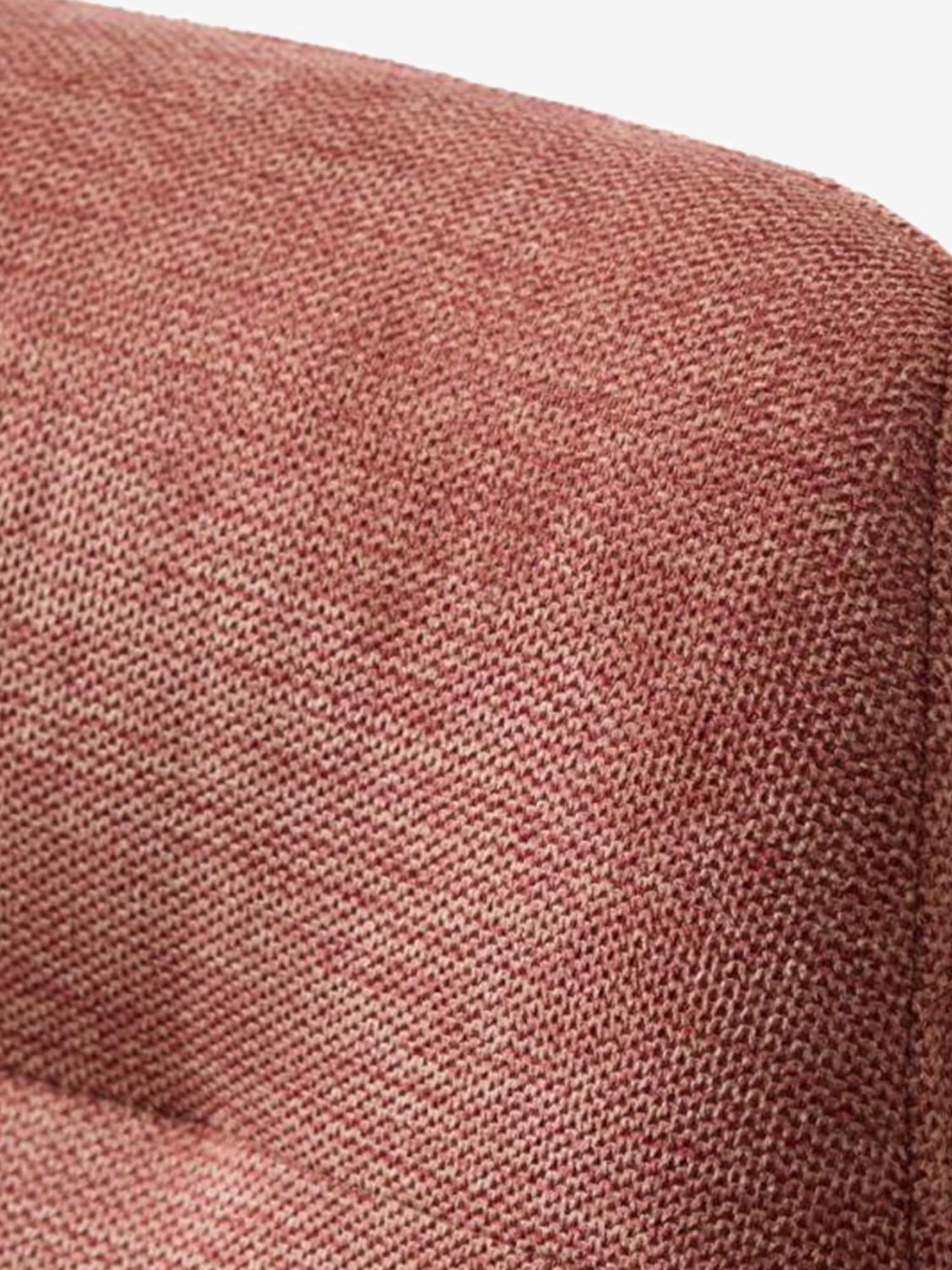 Roxana Chaise pivotante rembourrée en tissu avec accoudoirs et base en métal noir