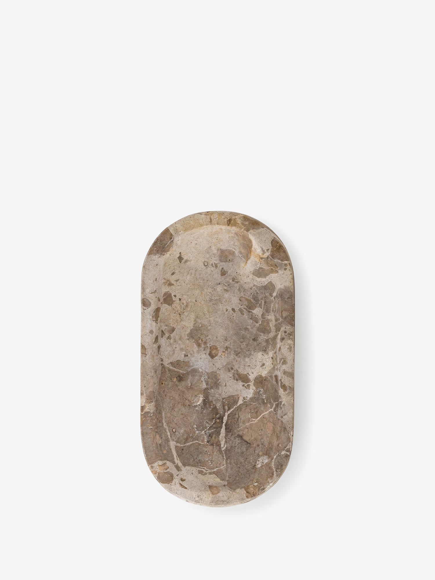 Shao bandeja de mármol natural beige con diseño nórdico esencial