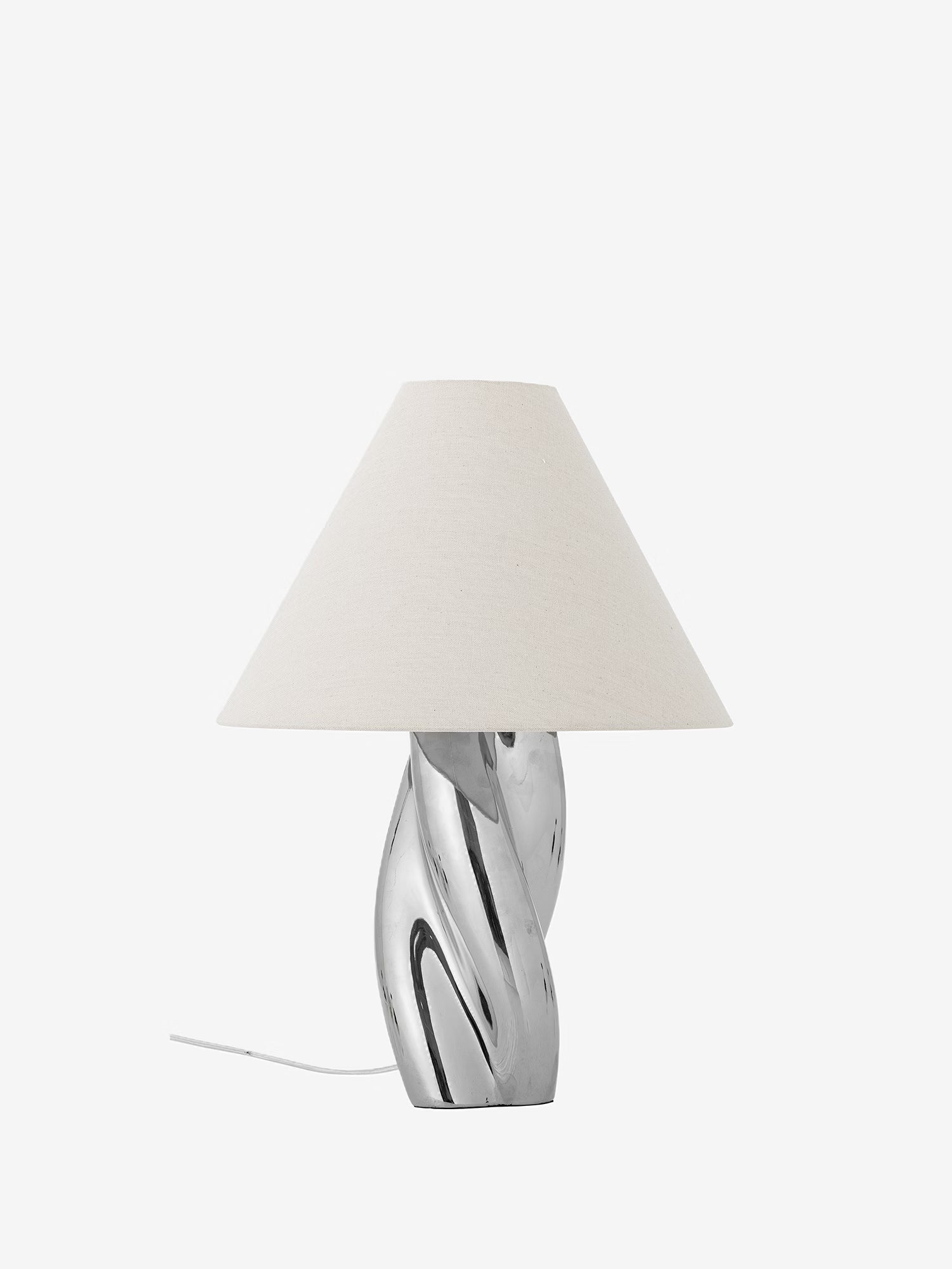 Silva Lampada da tavolo in Gres finitura color argento - Design Nordico