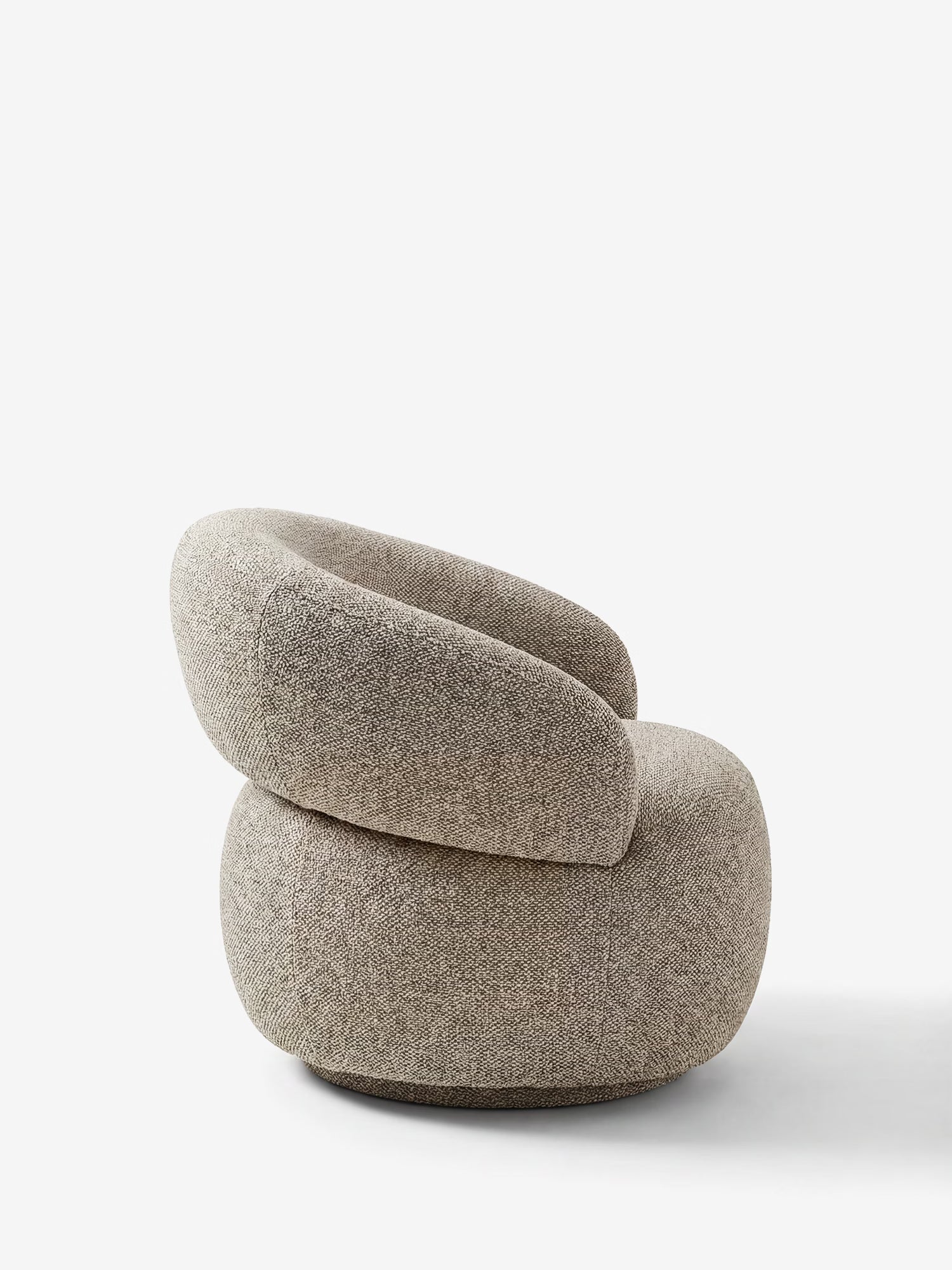 Sion Poltrona lounge in tessuto color sabbia FSC® 100%