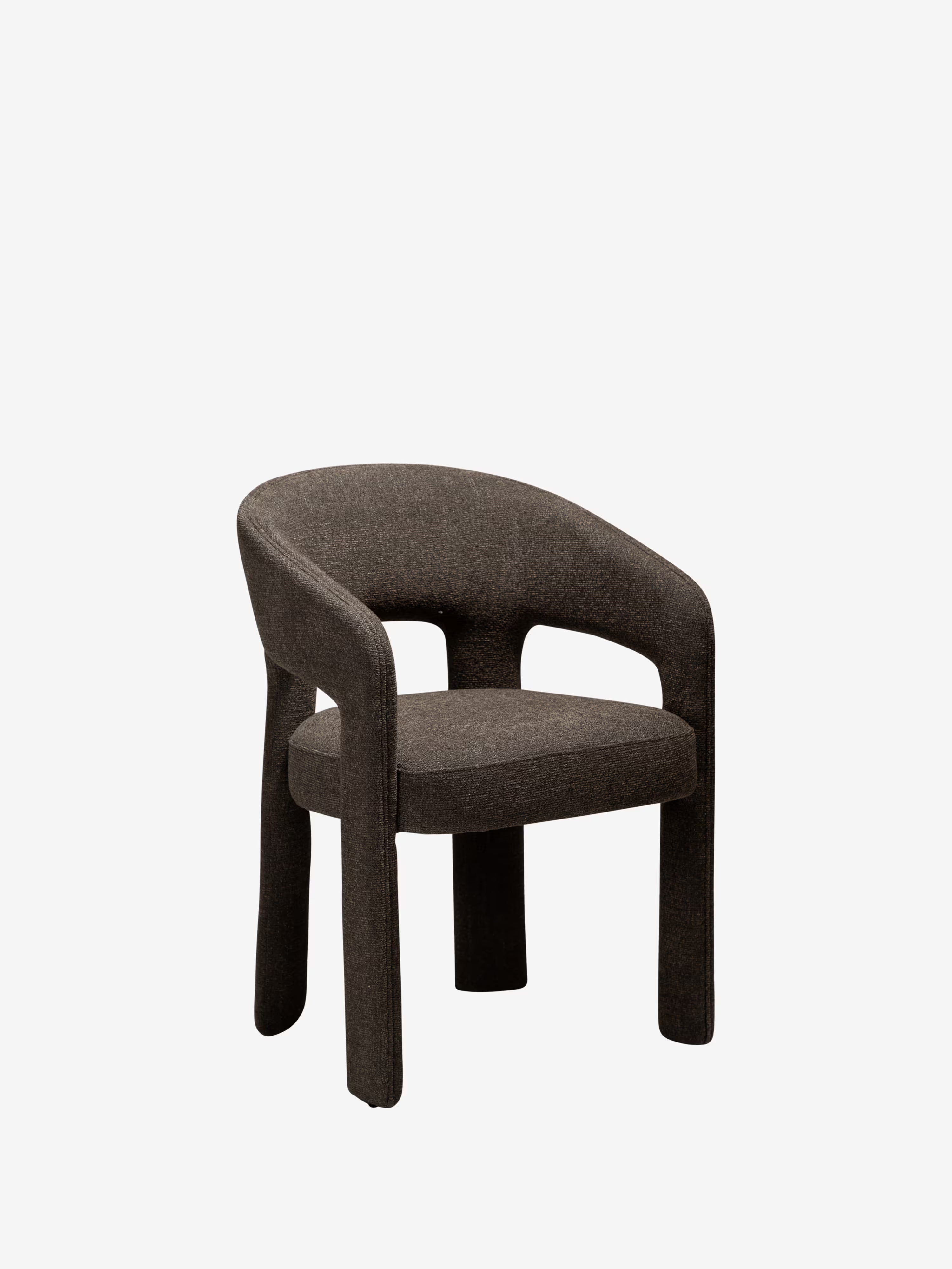 Splendor chaise en tissu certifié Oeko-tex - Bouclé de Charme & Confort Enveloppant