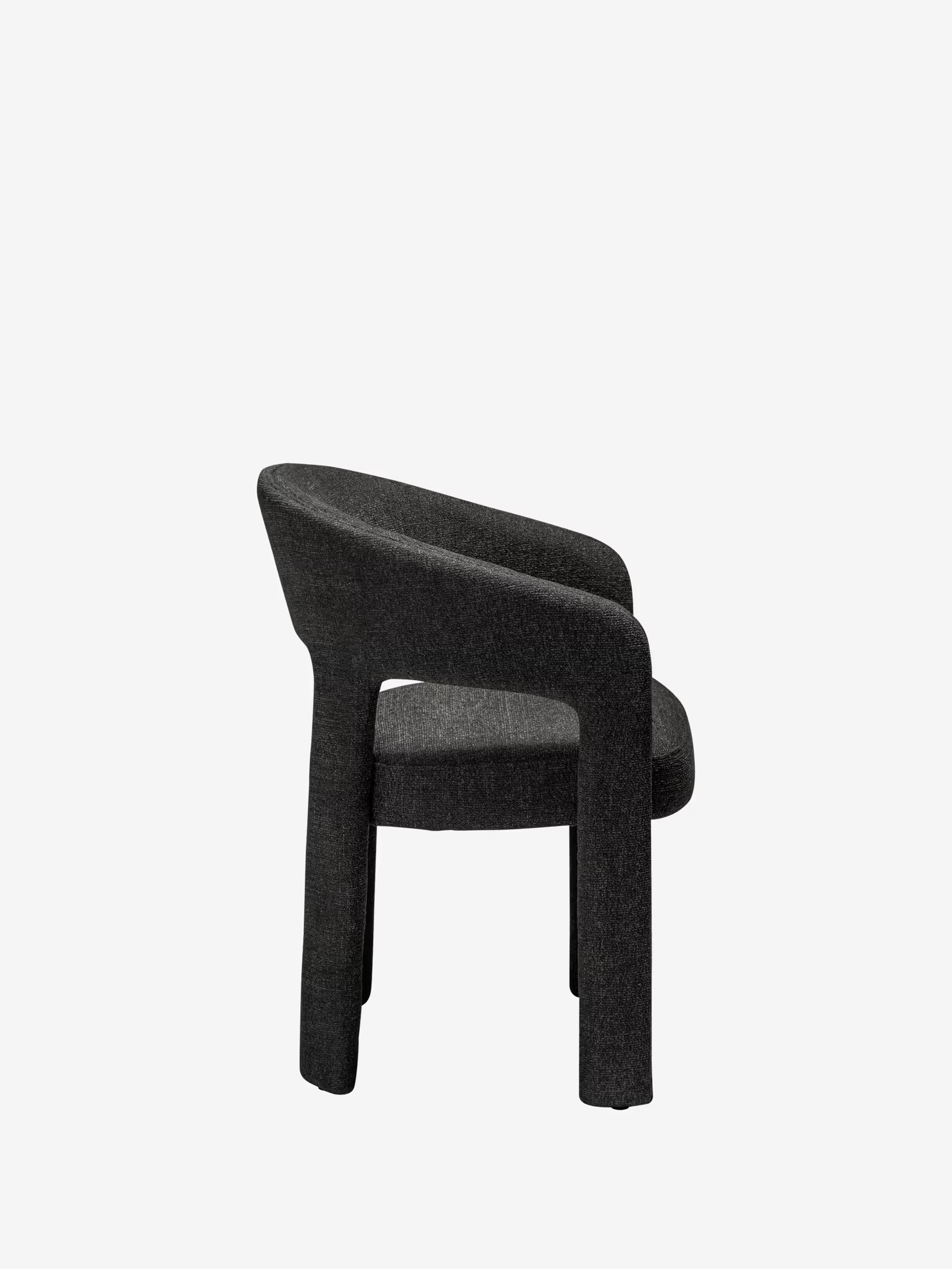Splendor chaise en tissu certifié Oeko-tex - Bouclé de Charme & Confort Enveloppant