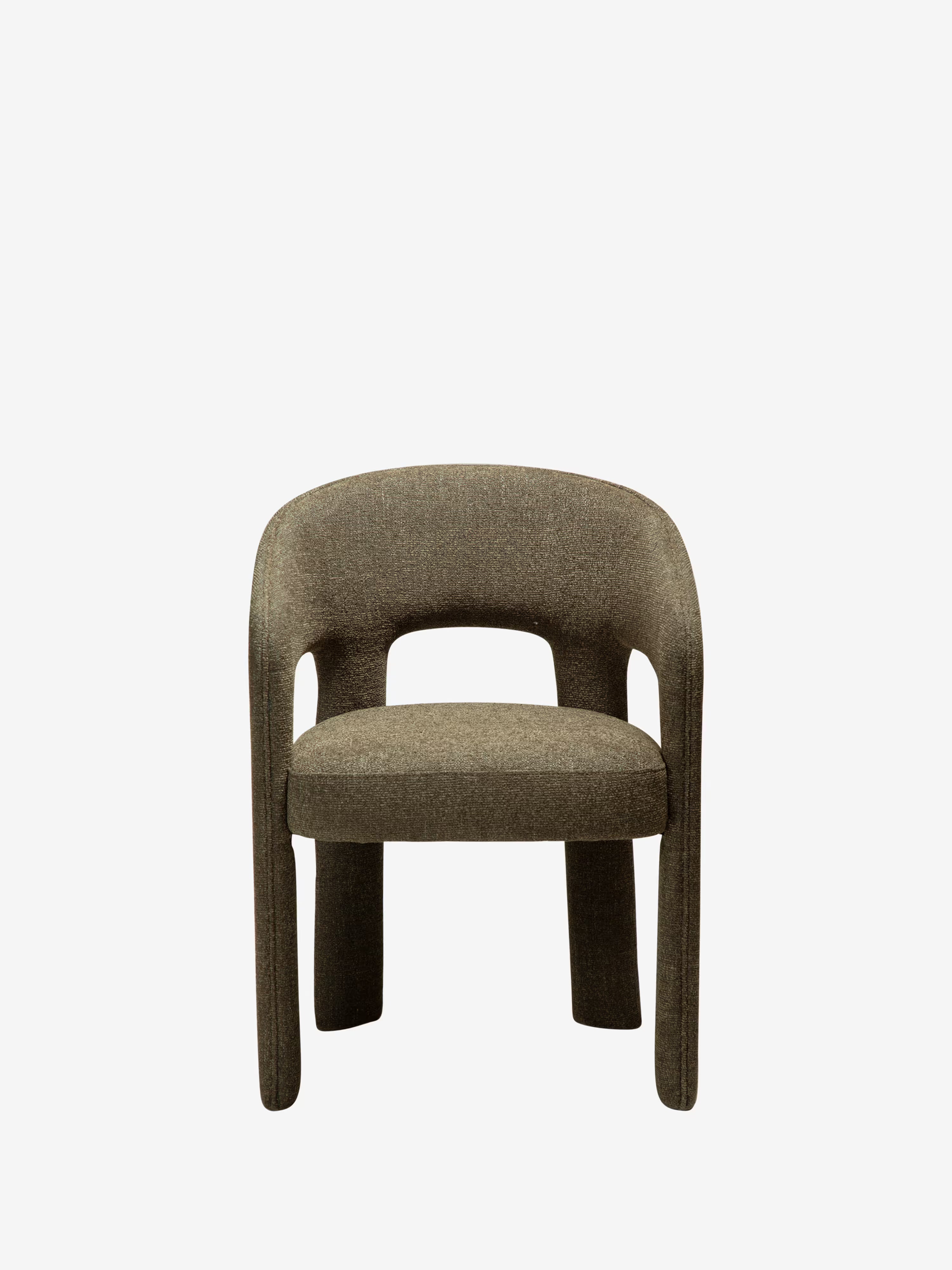 Splendor chaise en tissu certifié Oeko-tex - Bouclé de Charme & Confort Enveloppant