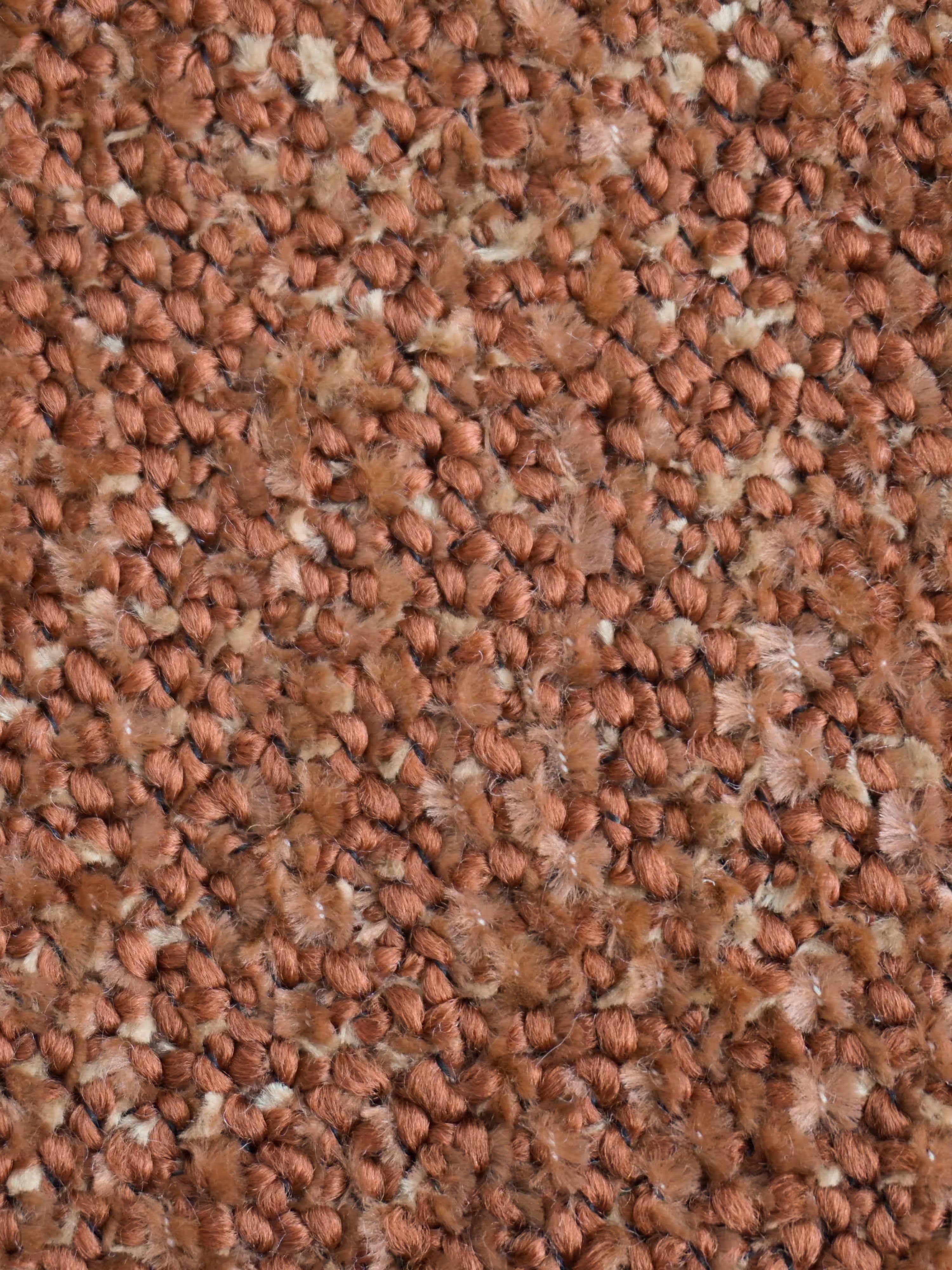 Magnolia Cuscino imbottito decorativo quadrato 45x45 in Bouclé Mélange Elegante e Materico