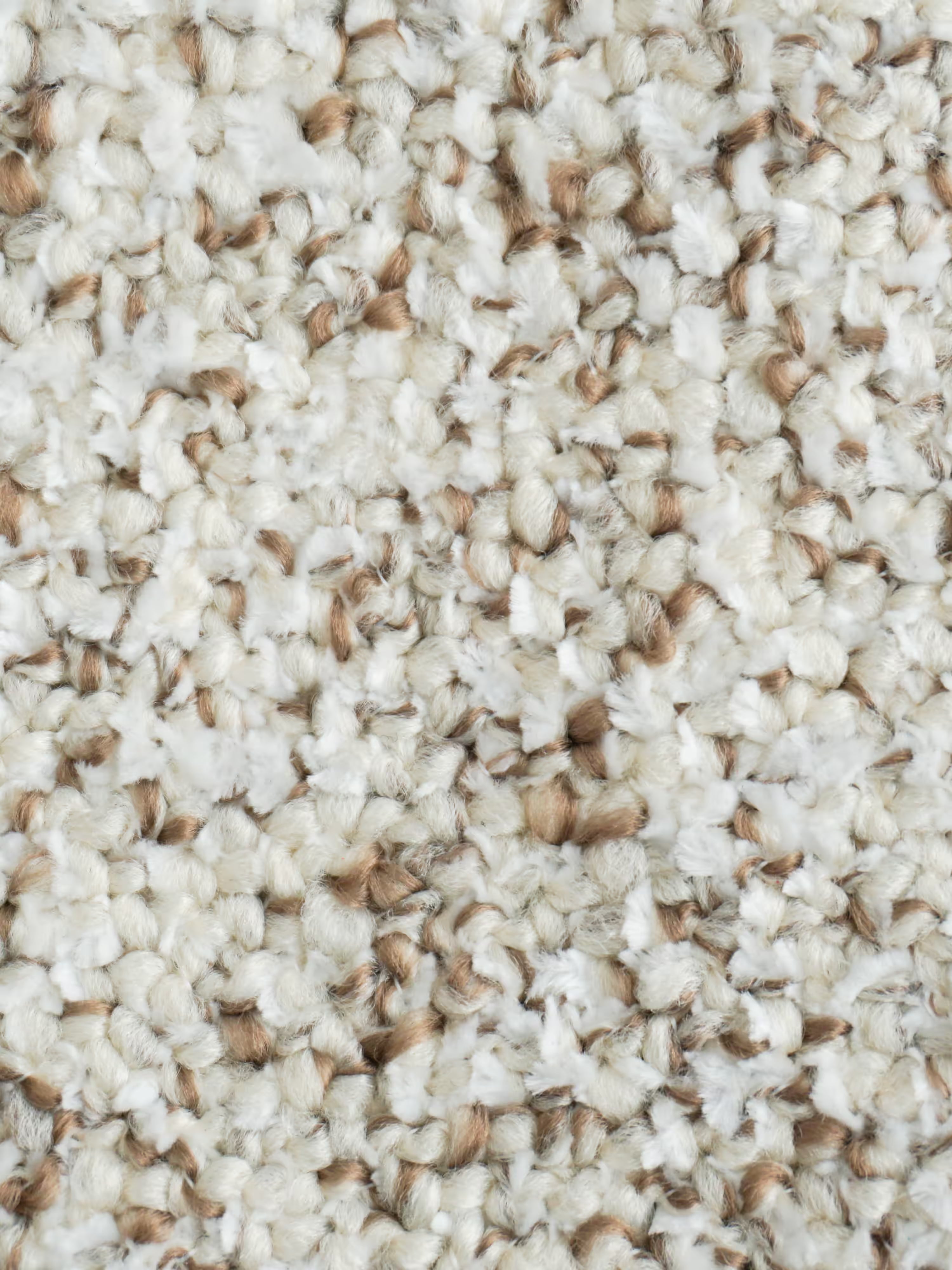 Magnolia Cuscino imbottito decorativo quadrato 45x45 in Bouclé Mélange Elegante e Materico
