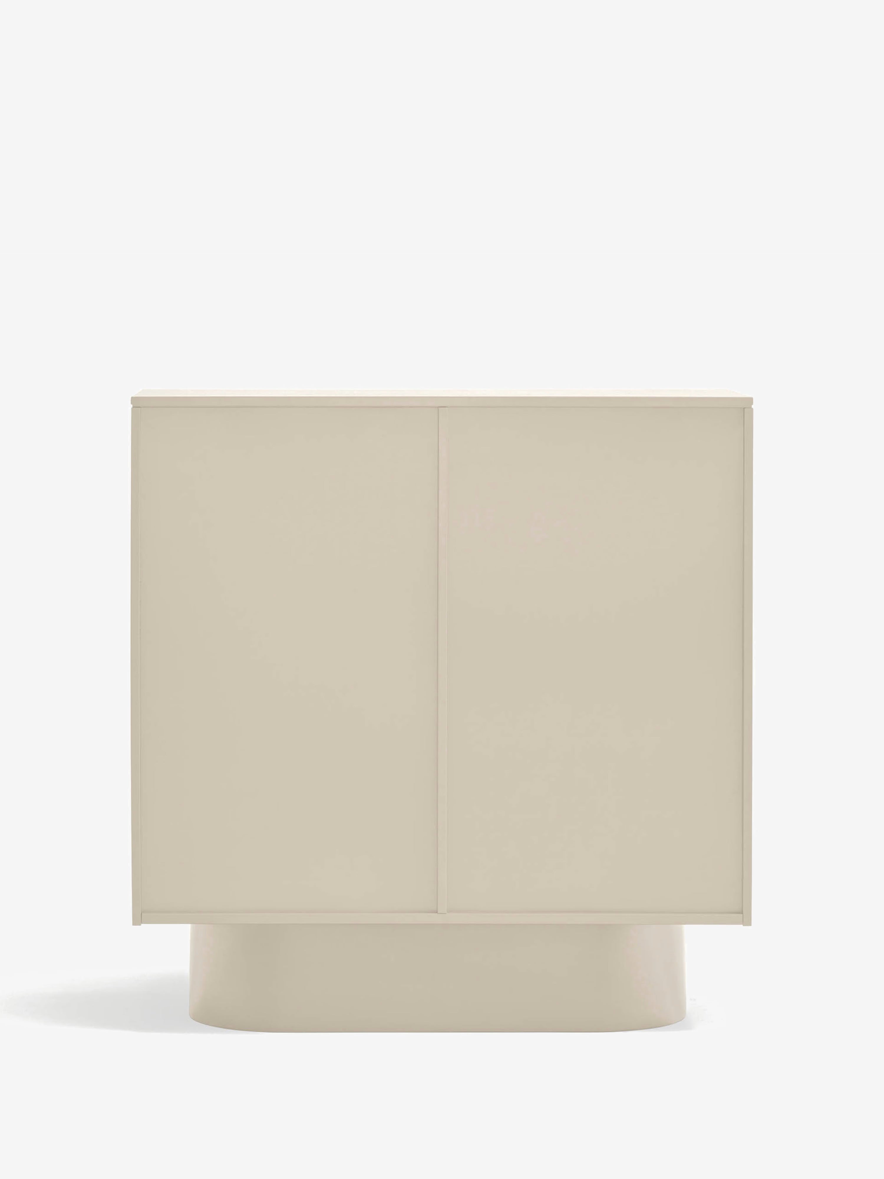 Totem aparador alto beige arena - aparador de diseño 110 x 114 cm