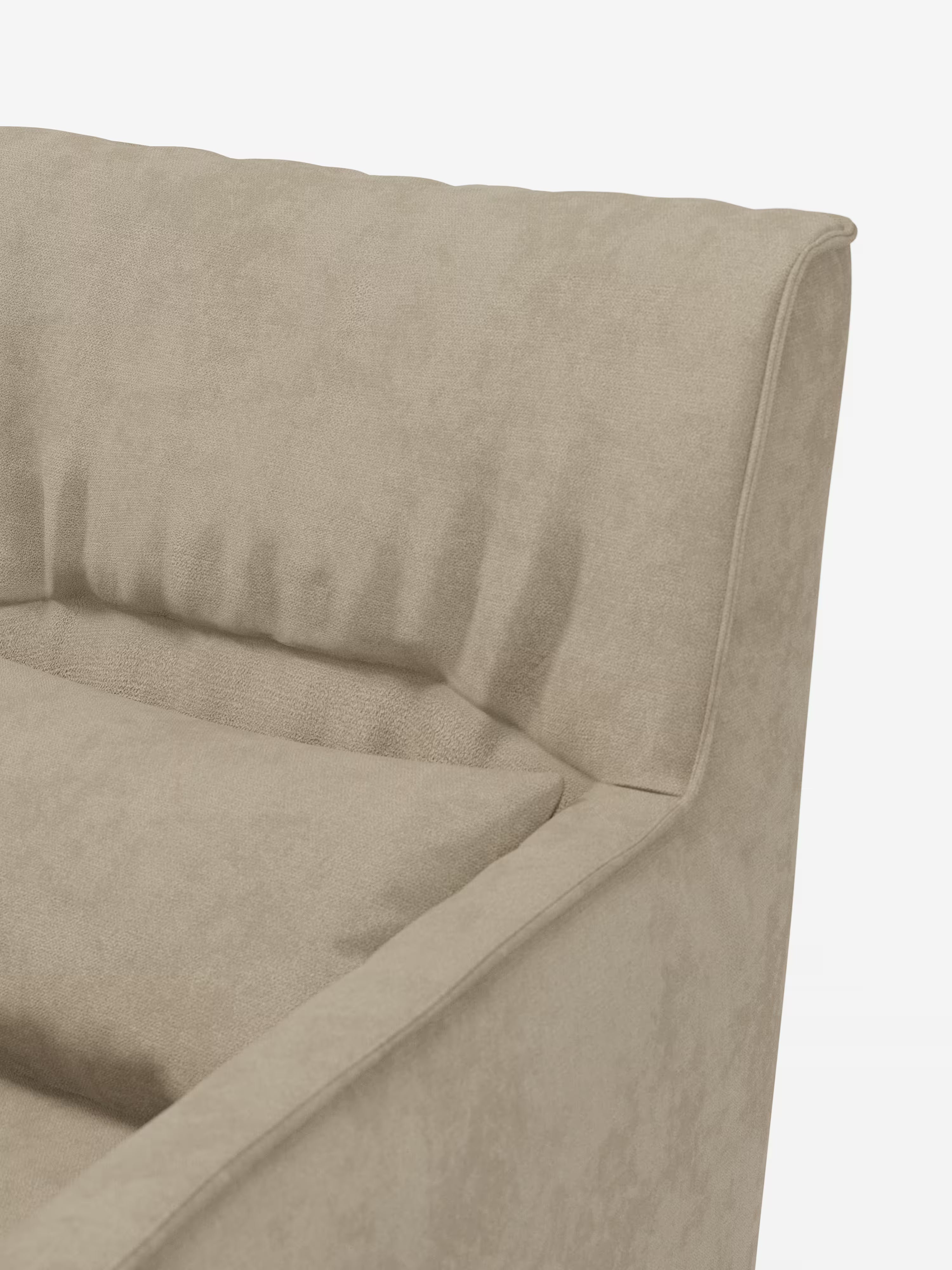 Tulla poltrona girevole con cuscino poggiareni - design elegante in tessuto impermeabile