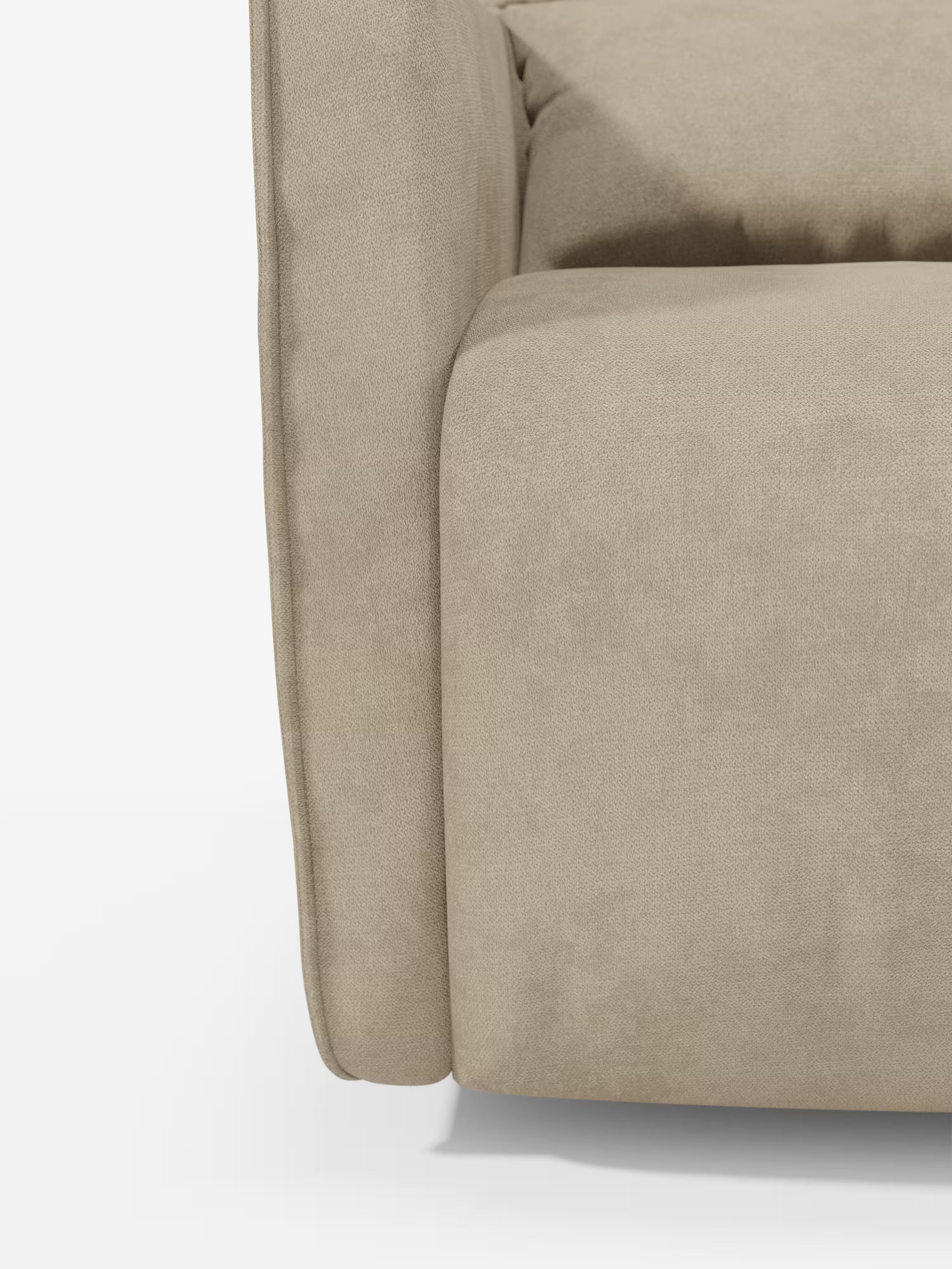Tulla poltrona girevole con cuscino poggiareni - design elegante in tessuto impermeabile