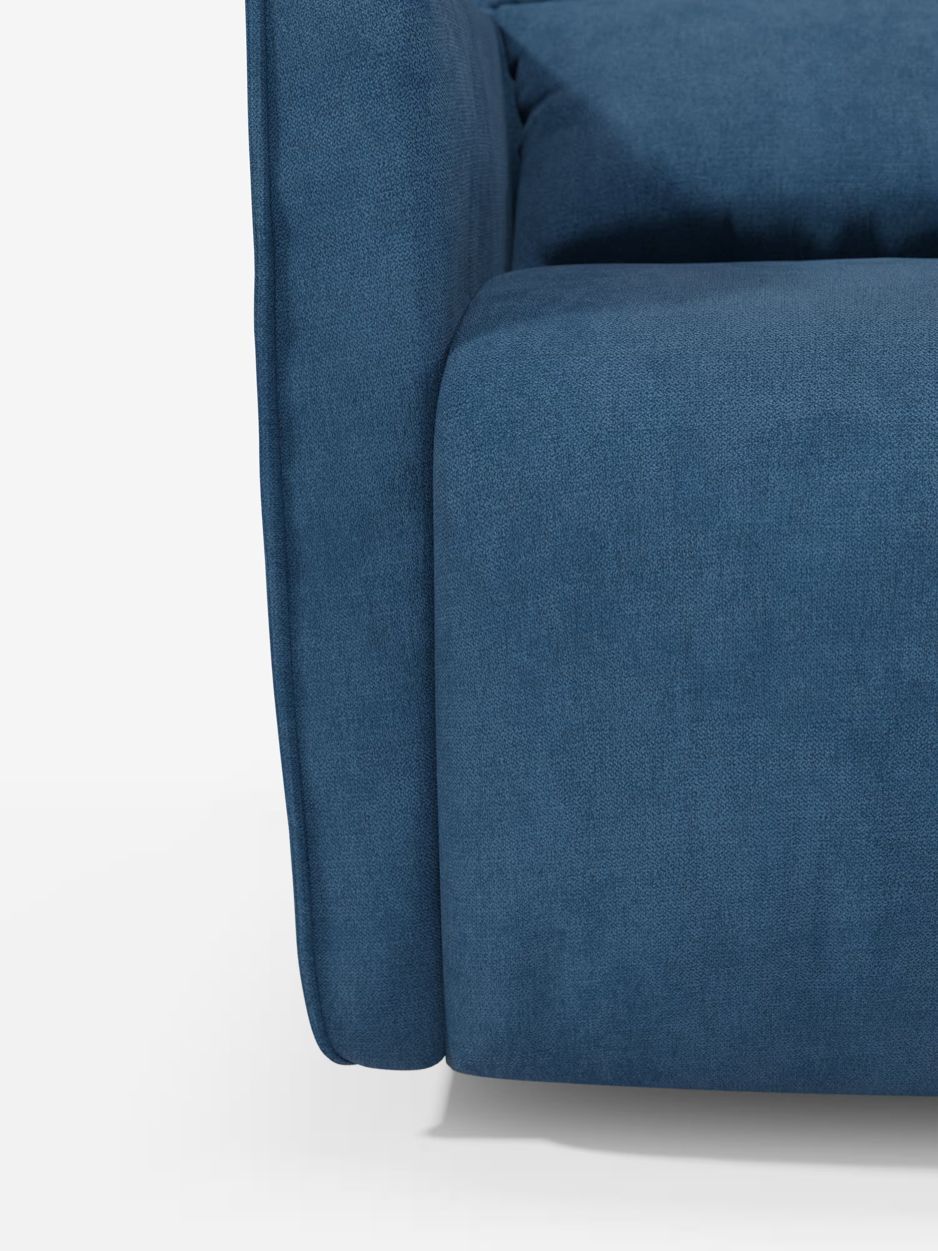 Tulla poltrona girevole con cuscino poggiareni - design elegante in tessuto impermeabile