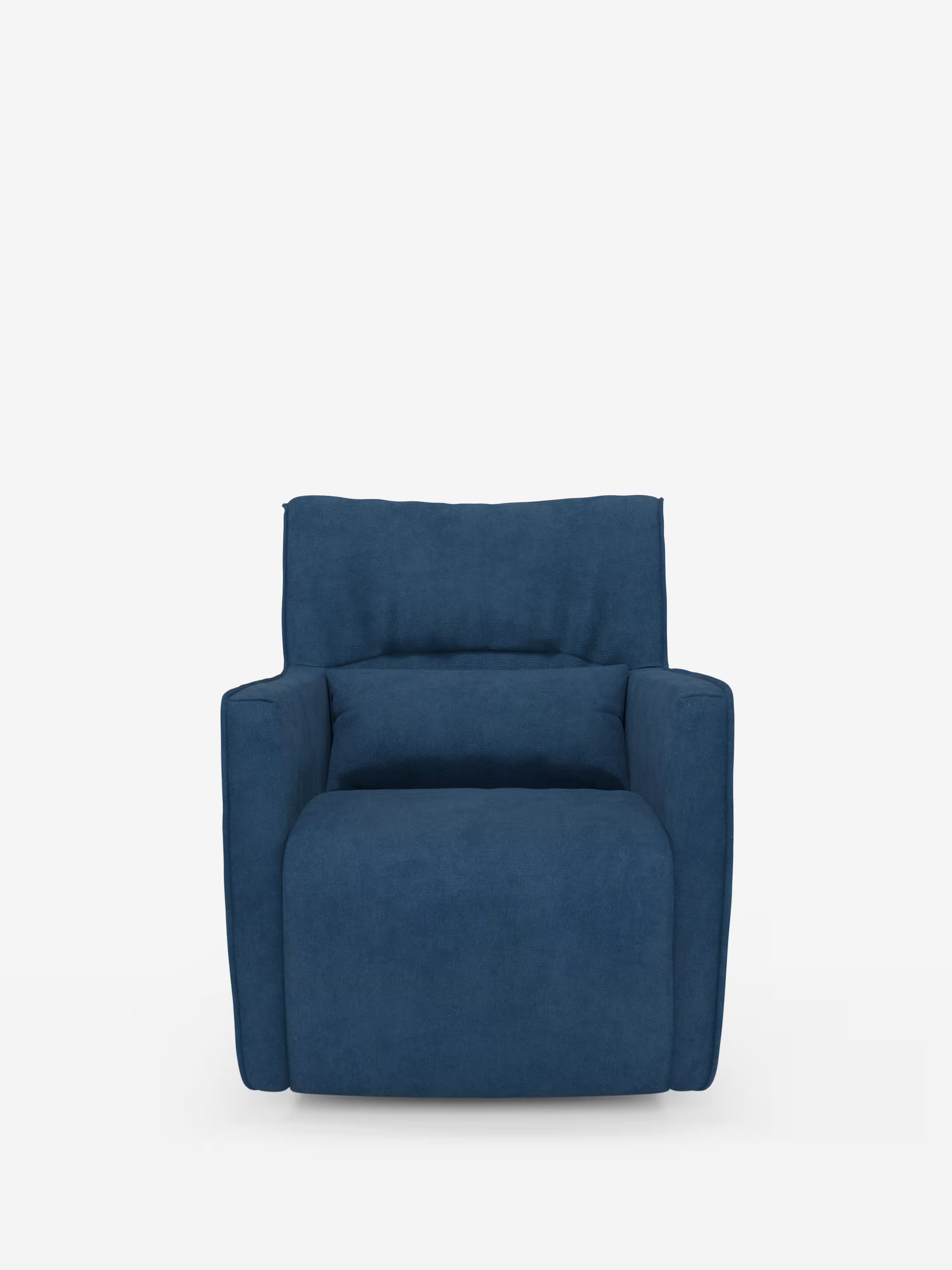 Tulla poltrona girevole con cuscino poggiareni - design elegante in tessuto impermeabile
