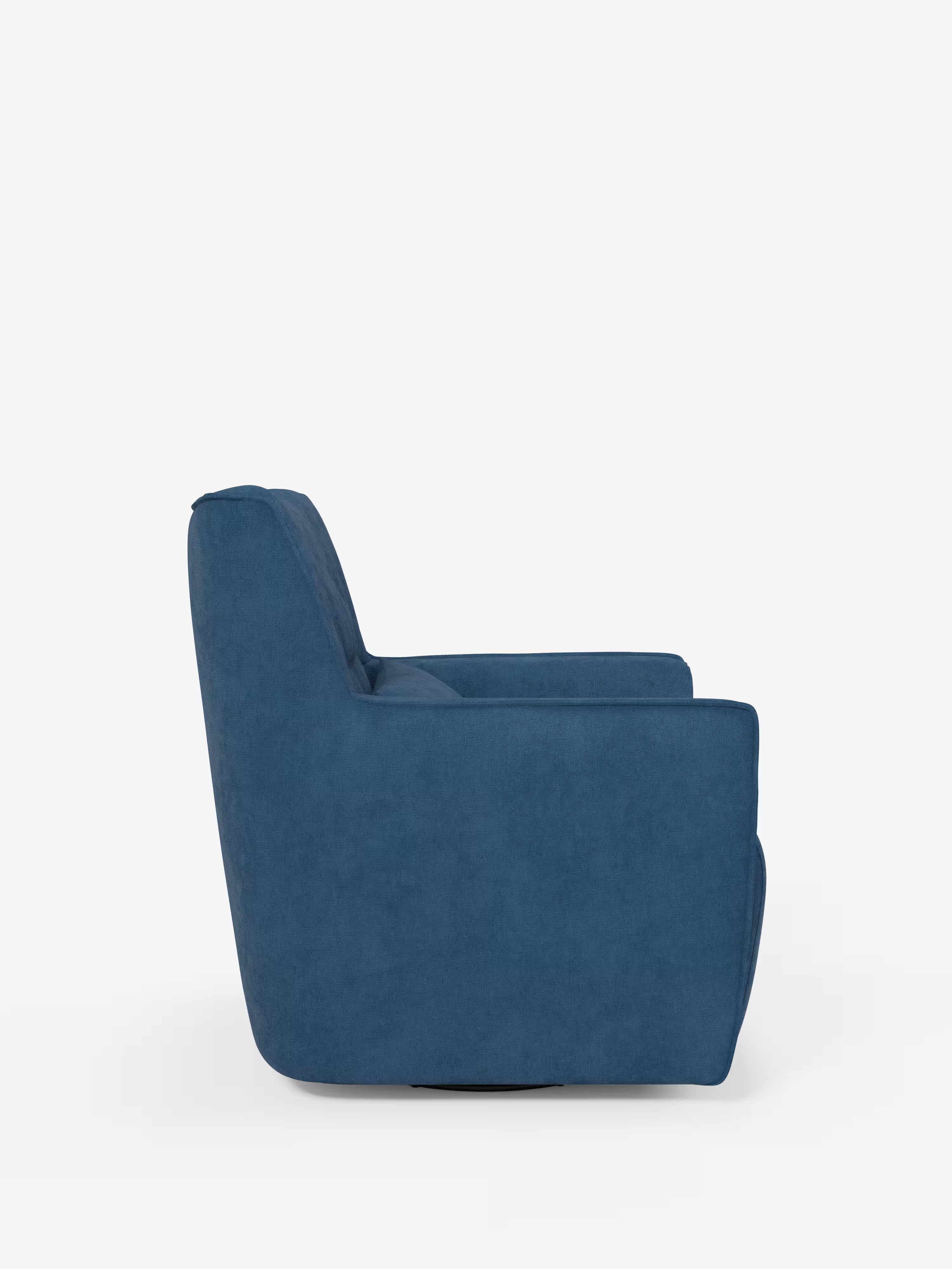 Tulla poltrona girevole con cuscino poggiareni - design elegante in tessuto impermeabile
