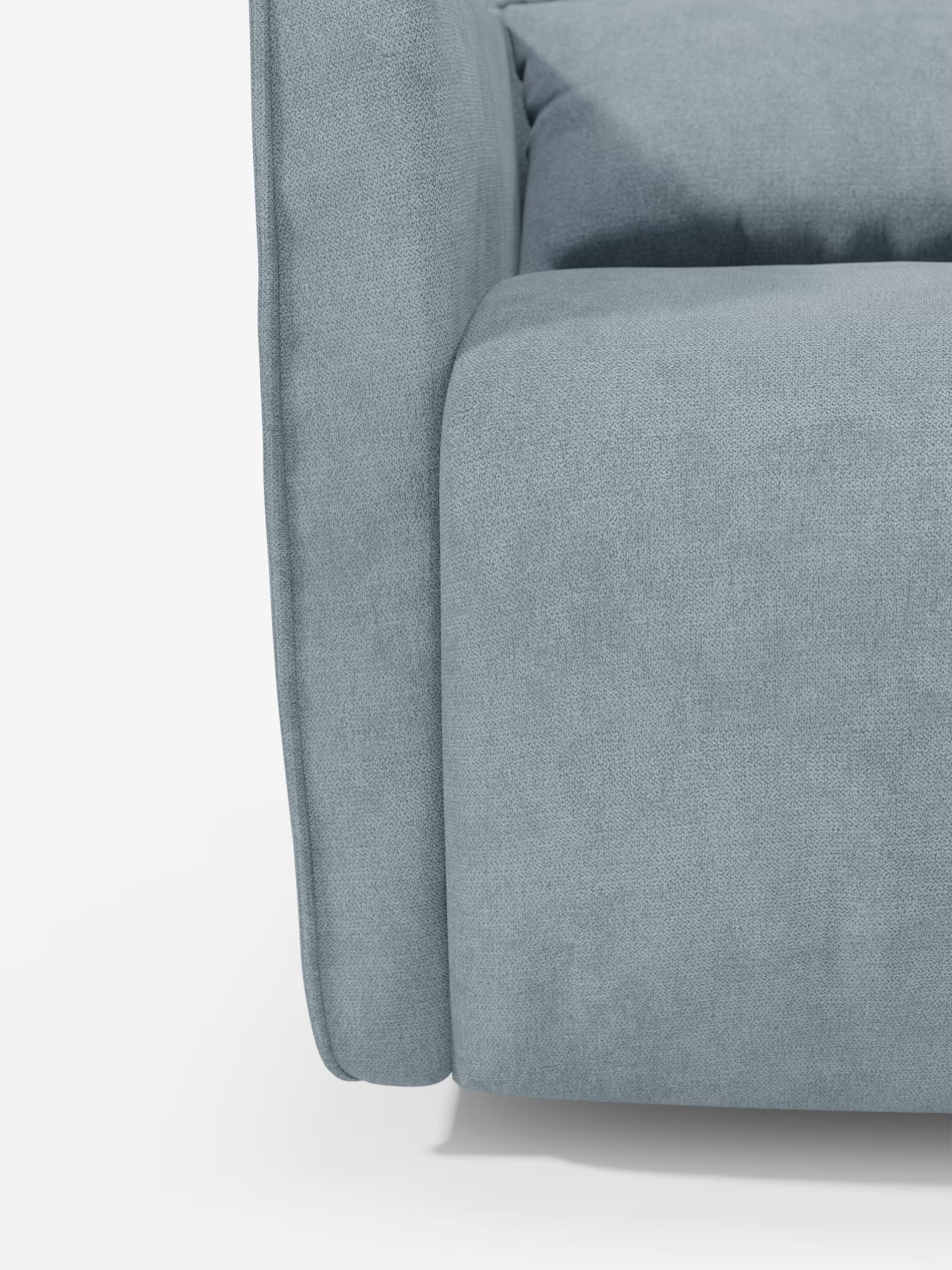 Tulla poltrona girevole con cuscino poggiareni - design elegante in tessuto impermeabile