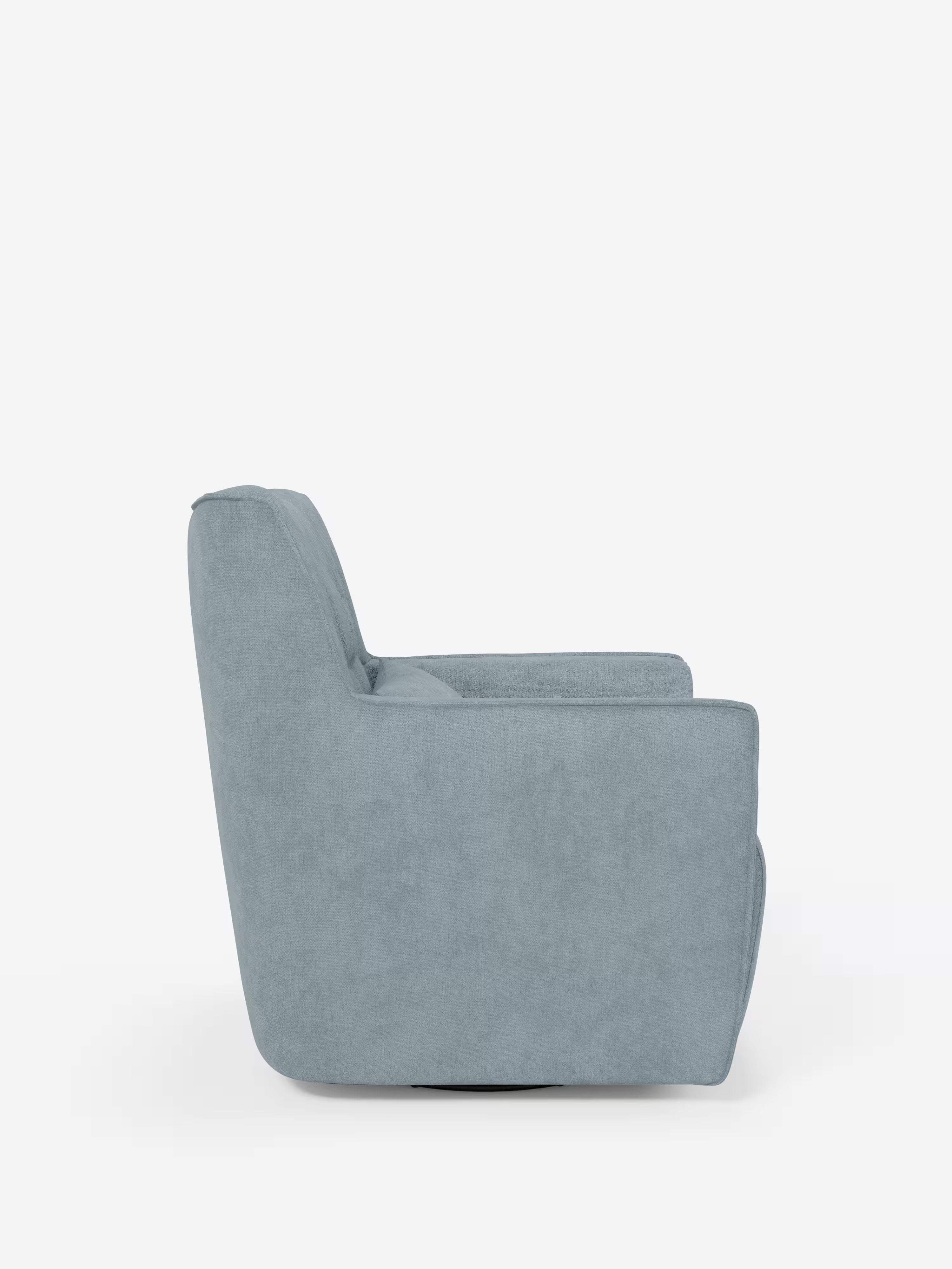 Tulla poltrona girevole con cuscino poggiareni - design elegante in tessuto impermeabile