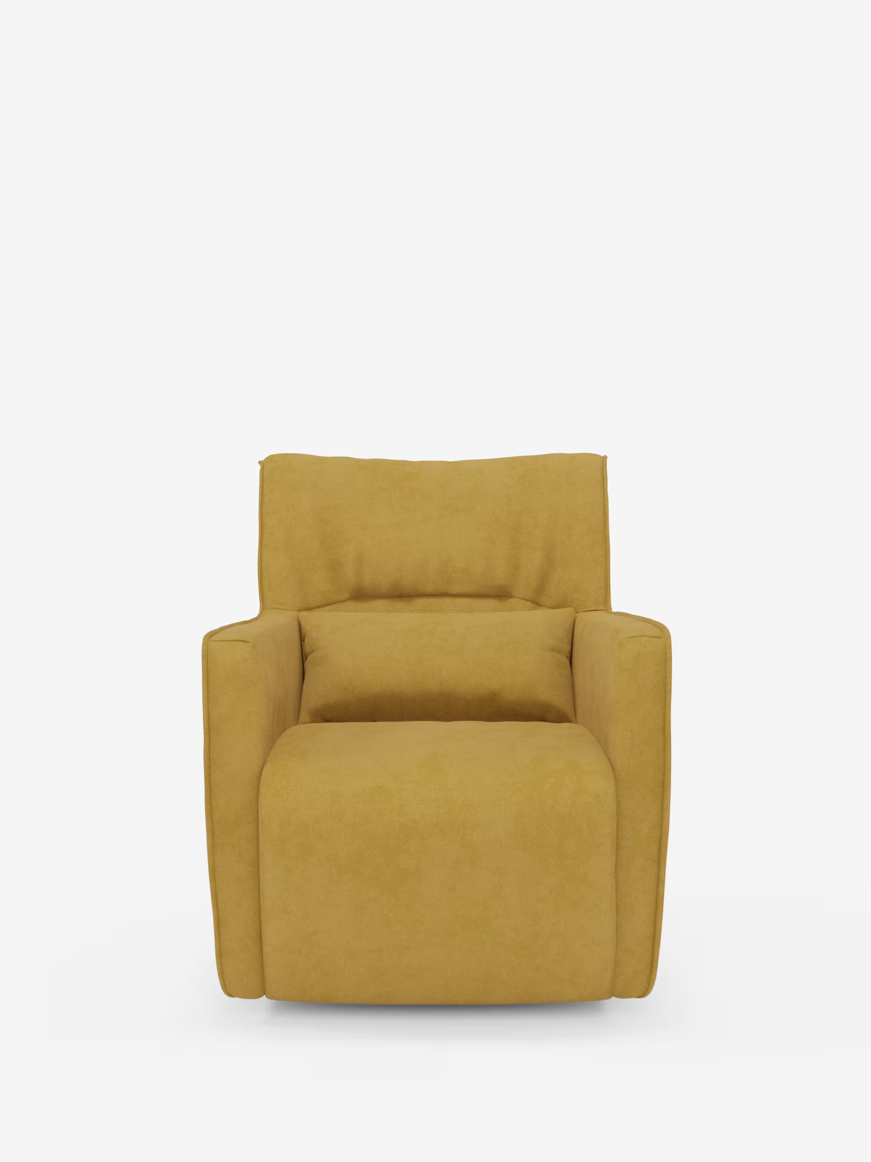 Tulla poltrona girevole con cuscino poggiareni - design elegante in tessuto impermeabile