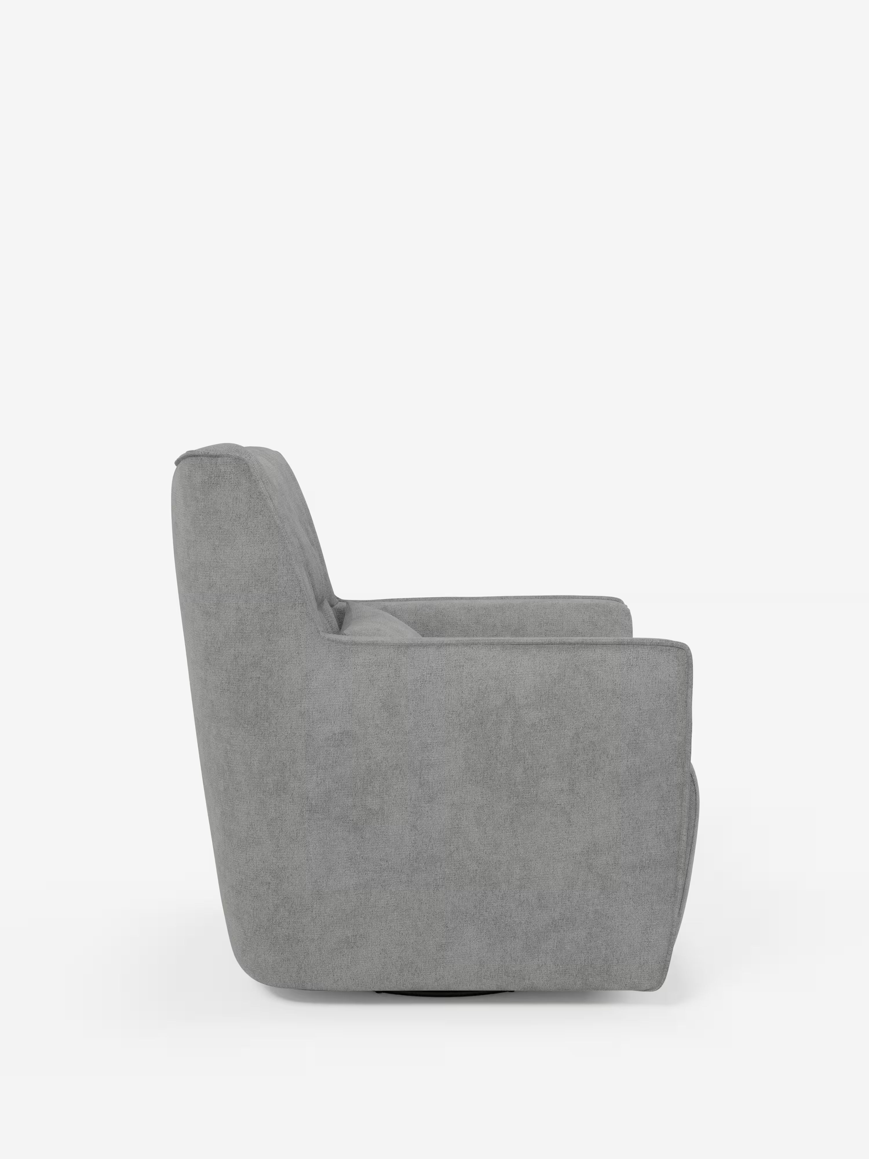 Tulla poltrona girevole con cuscino poggiareni - design elegante in tessuto impermeabile