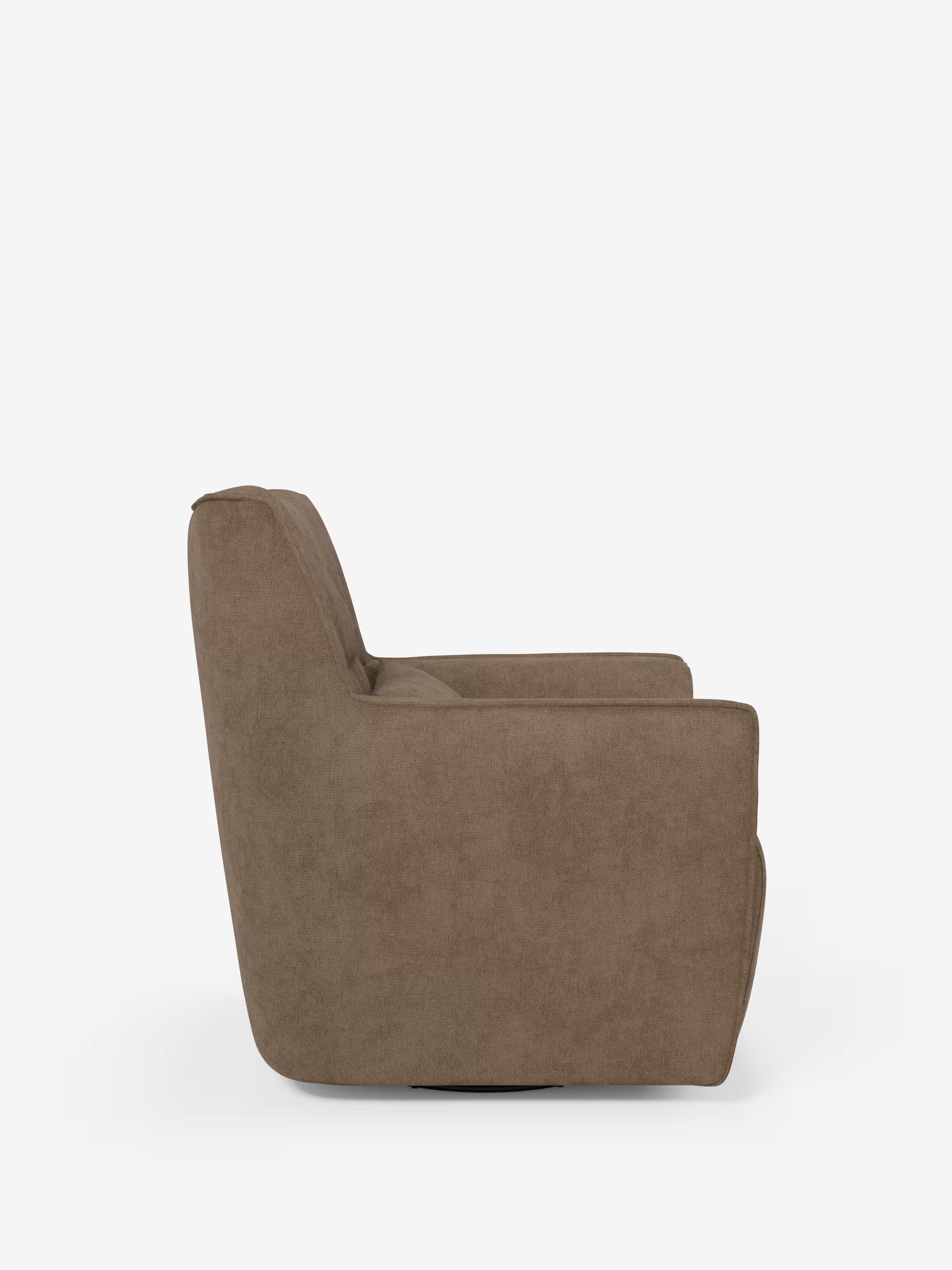 Tulla poltrona girevole con cuscino poggiareni - design elegante in tessuto impermeabile