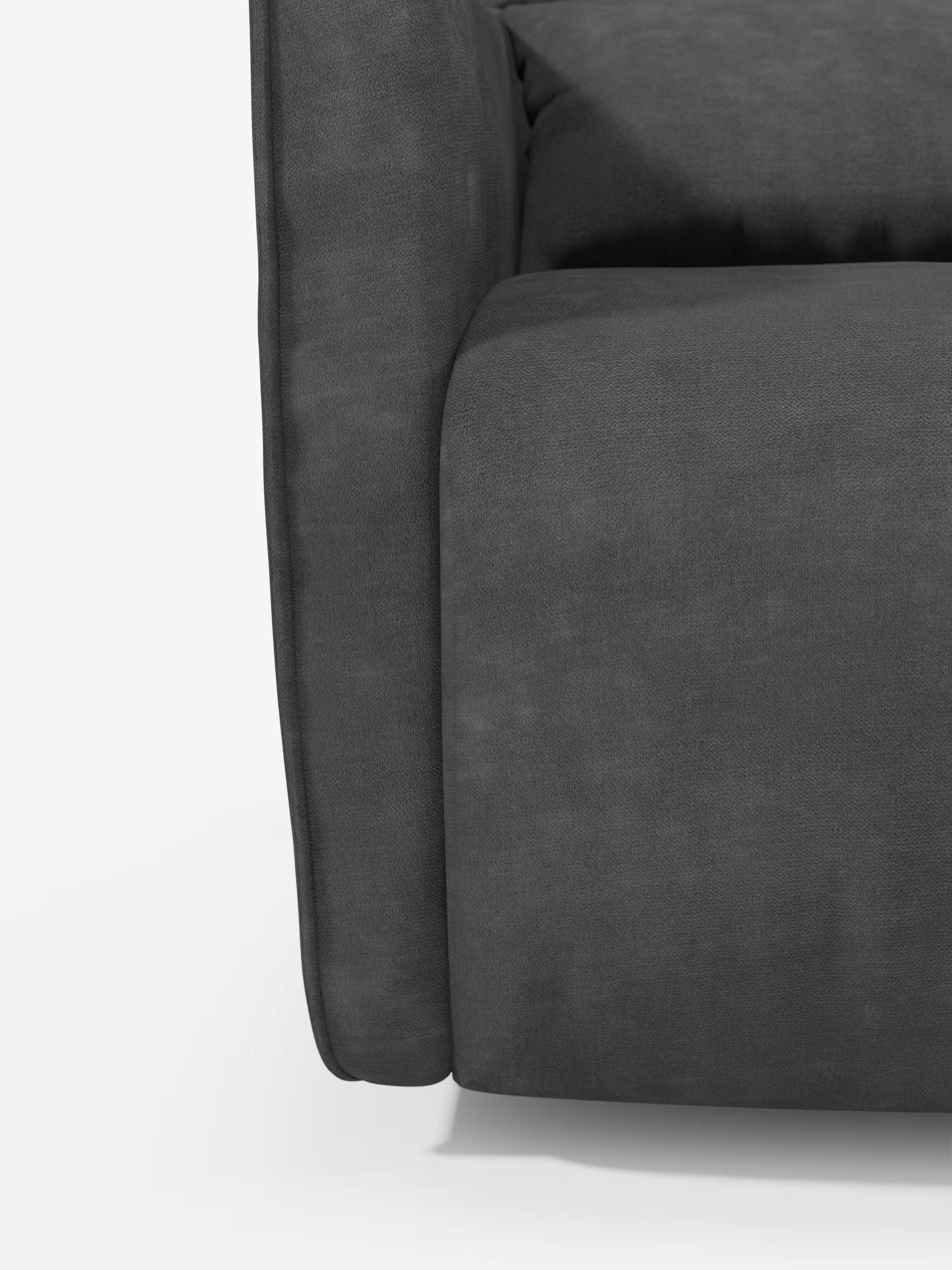 Tulla poltrona girevole con cuscino poggiareni - design elegante in tessuto impermeabile