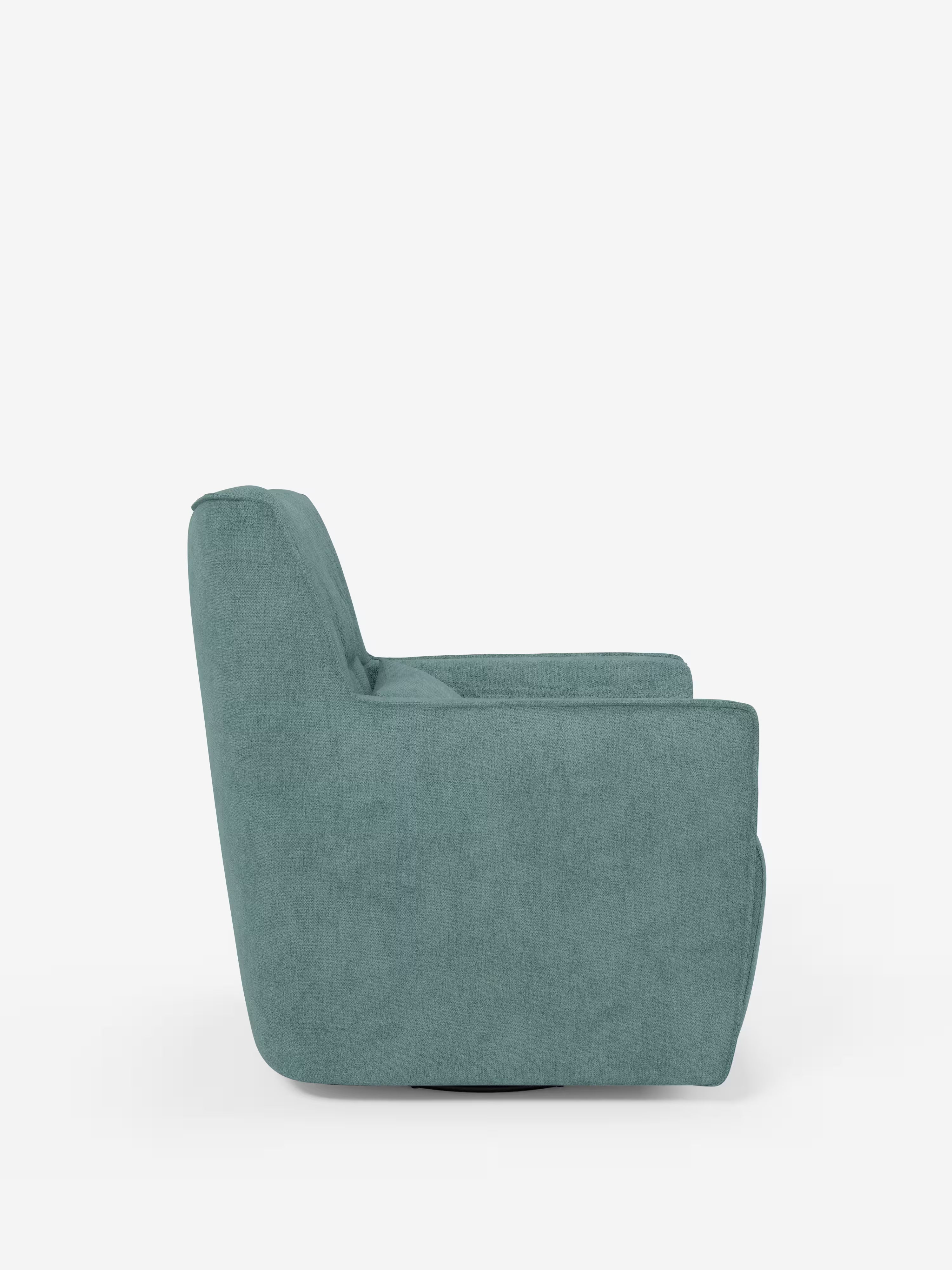 Tulla poltrona girevole con cuscino poggiareni - design elegante in tessuto impermeabile