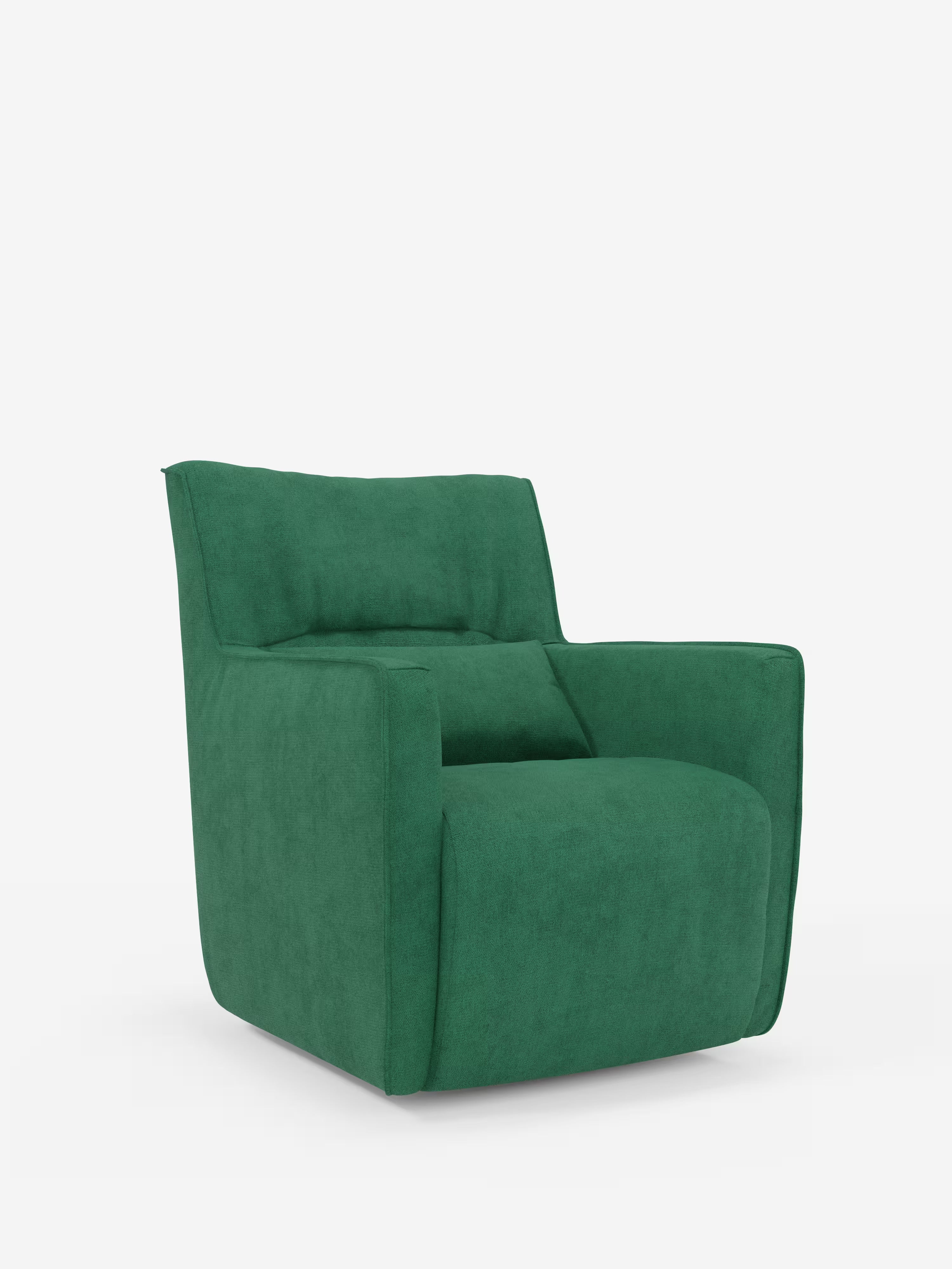 Tulla poltrona girevole con cuscino poggiareni - design elegante in tessuto impermeabile