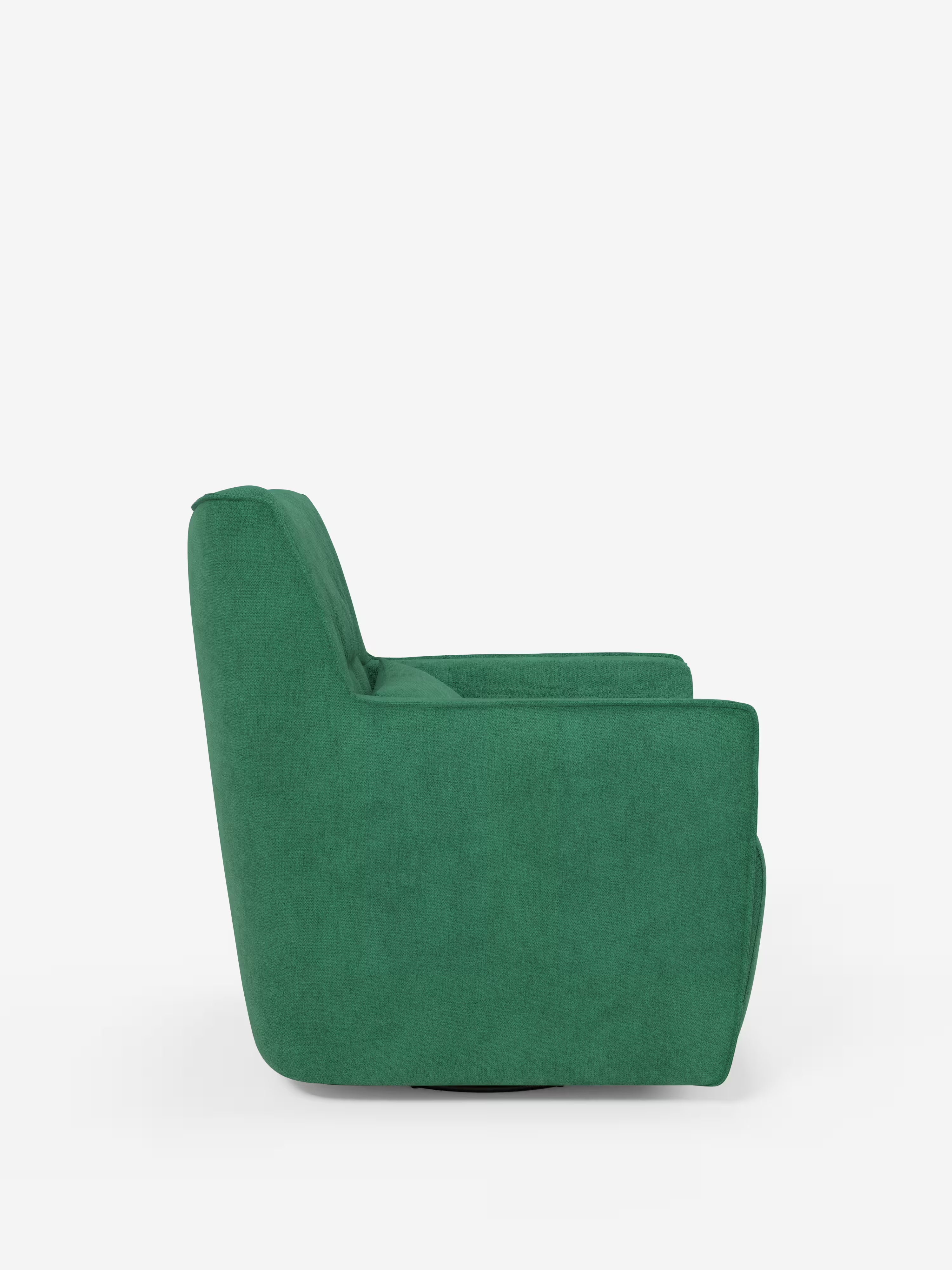 Tulla poltrona girevole con cuscino poggiareni - design elegante in tessuto impermeabile