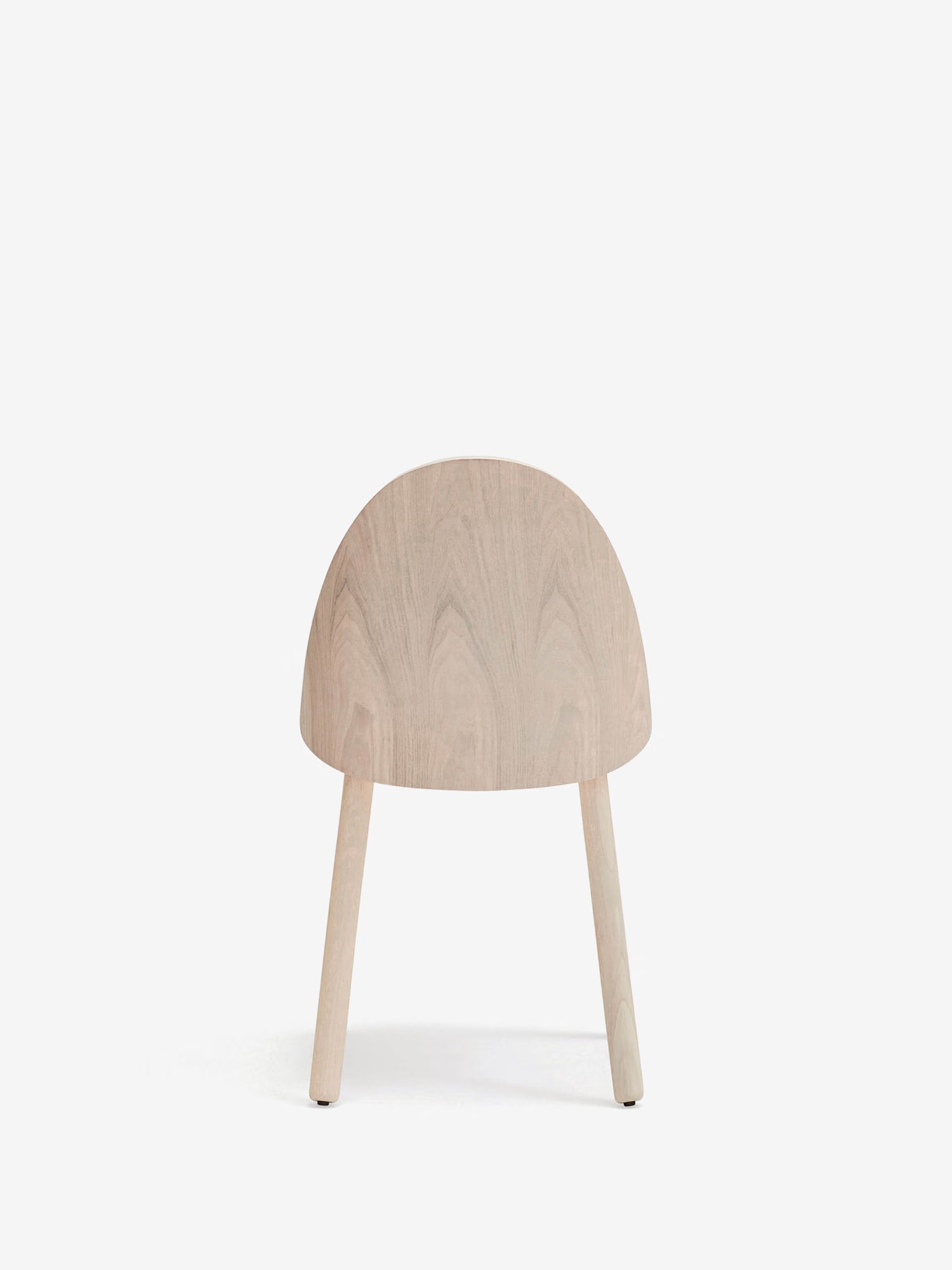 Uma Chaise en frêne et bois massif avec assise rembourrée en tissu