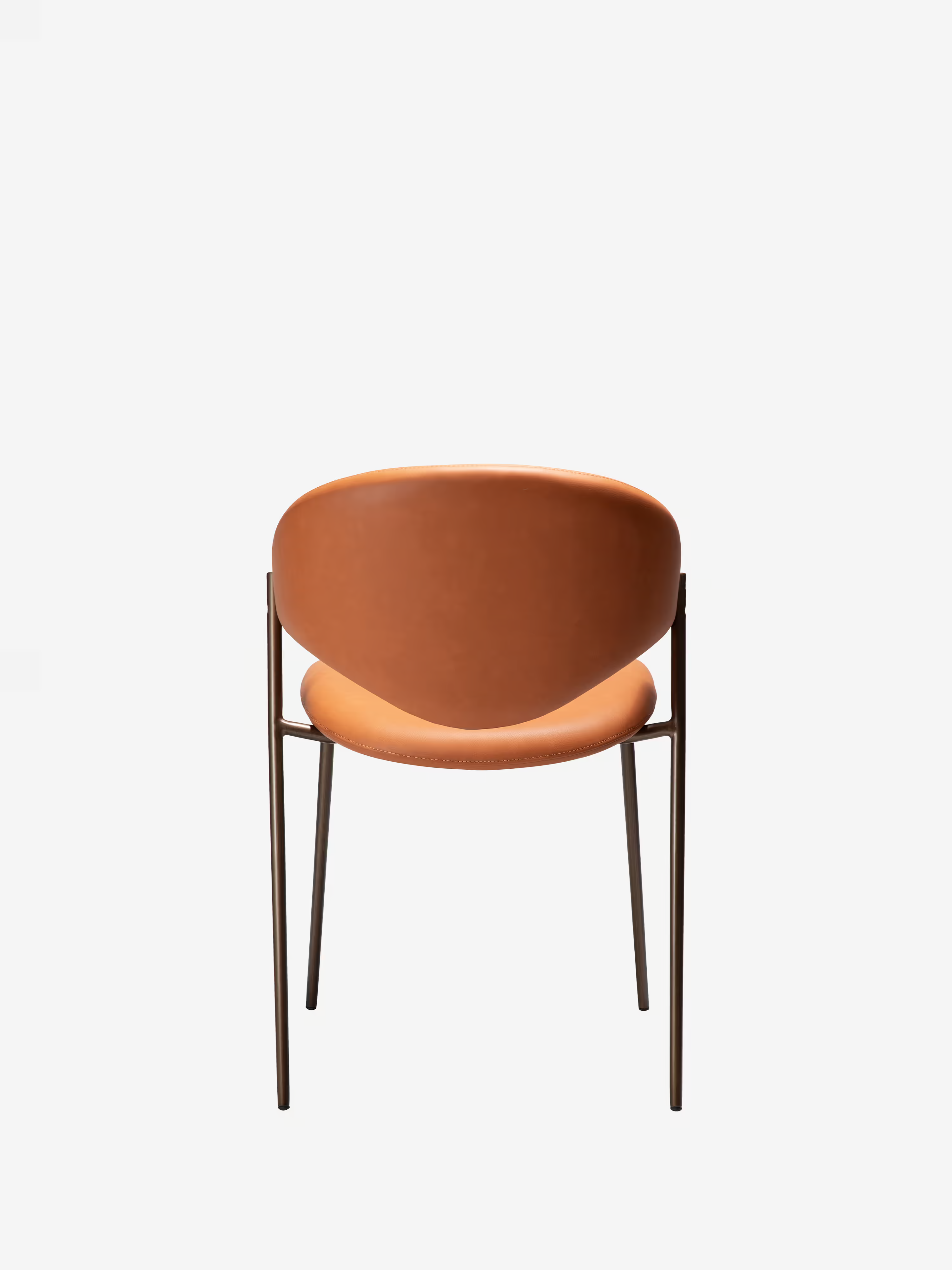 Zone Stuhl aus Kunstleder und Metallgestell - Skandinavische Eleganz und zeitgemäßer Komfort